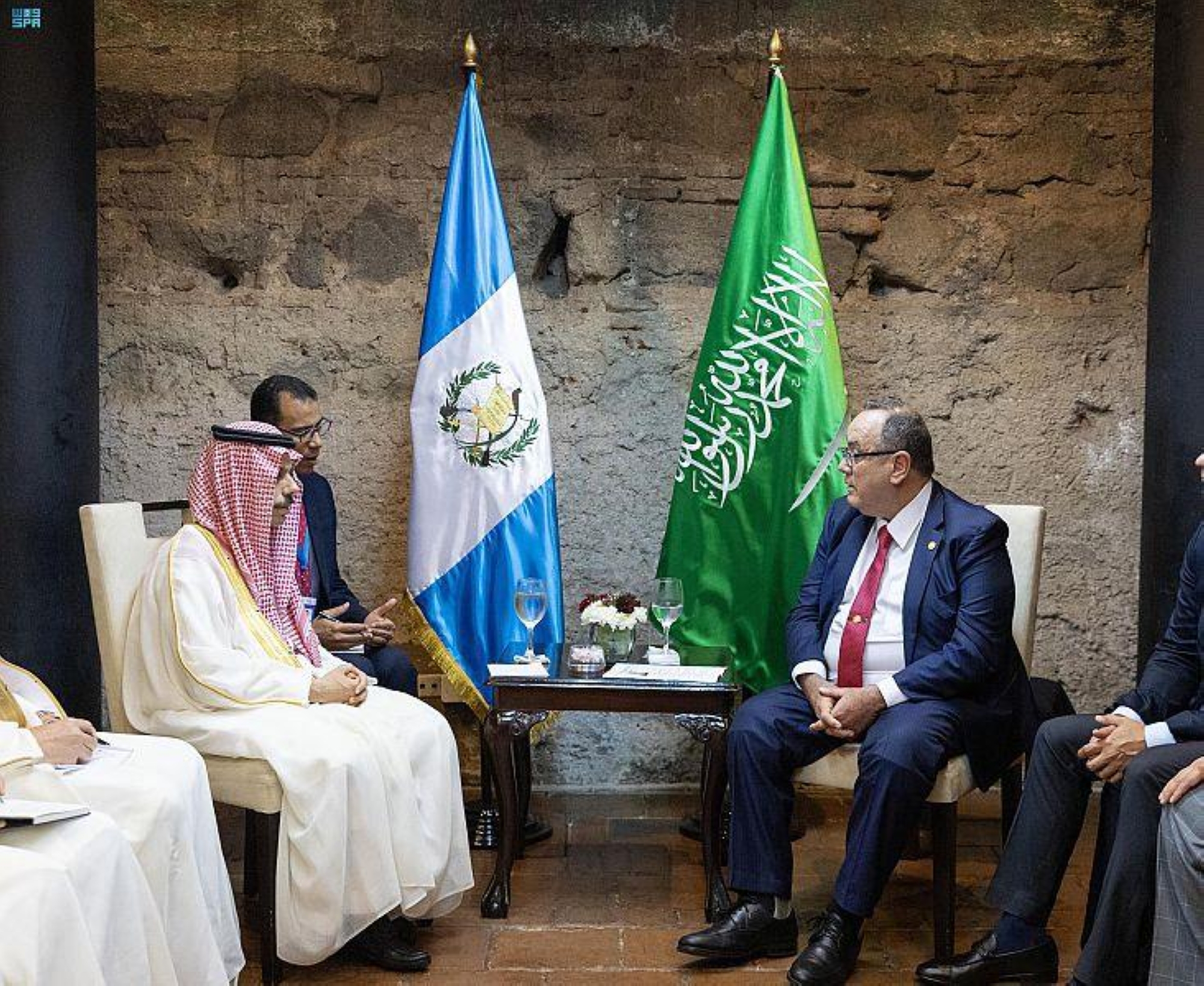 وزير الخارجية يبحث مع رئيس غواتيمالا سبل تطوير العلاقات