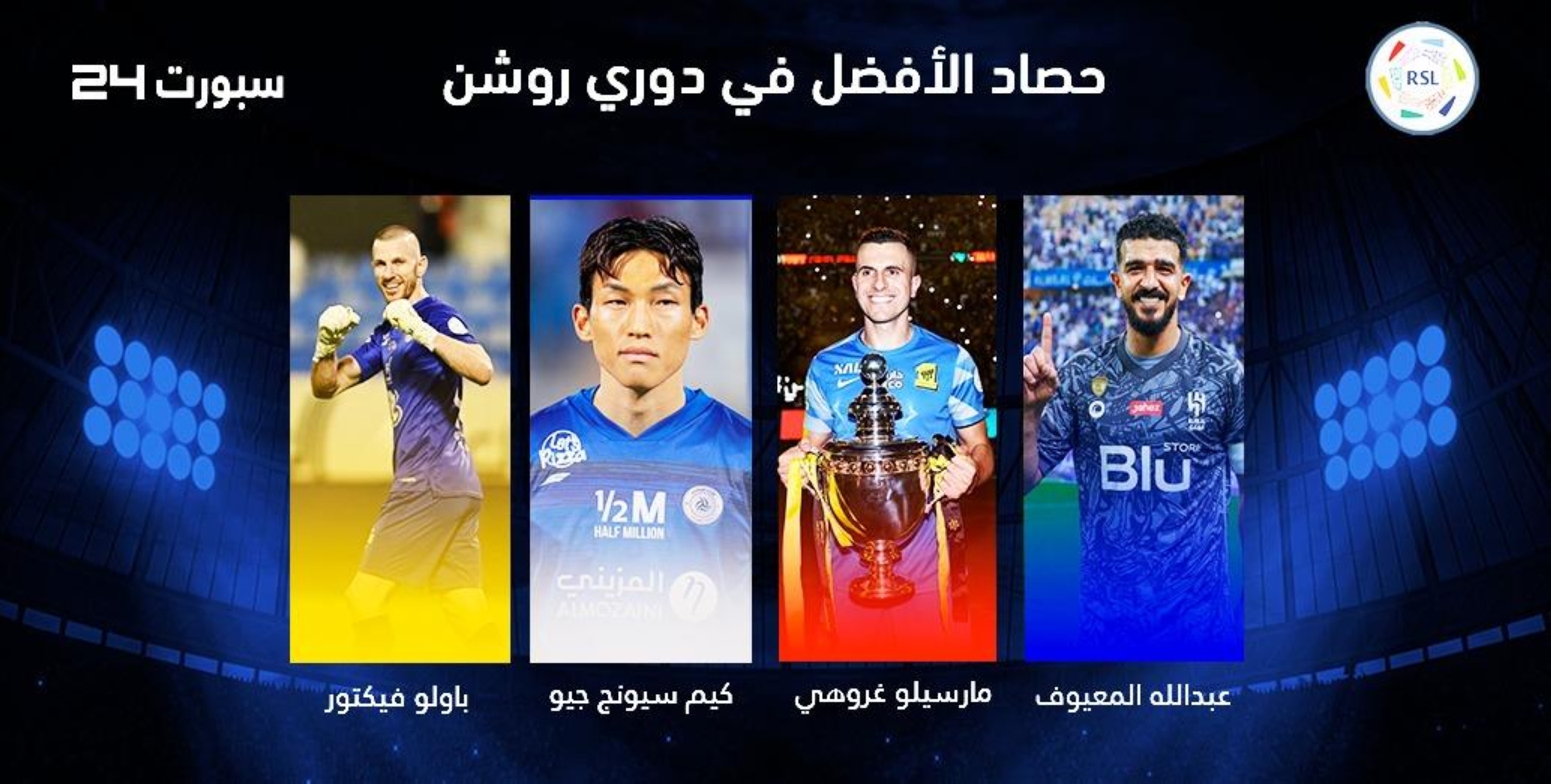 حصاد "سبورت 24".. من الحارس الأفضل في دوري روشن؟