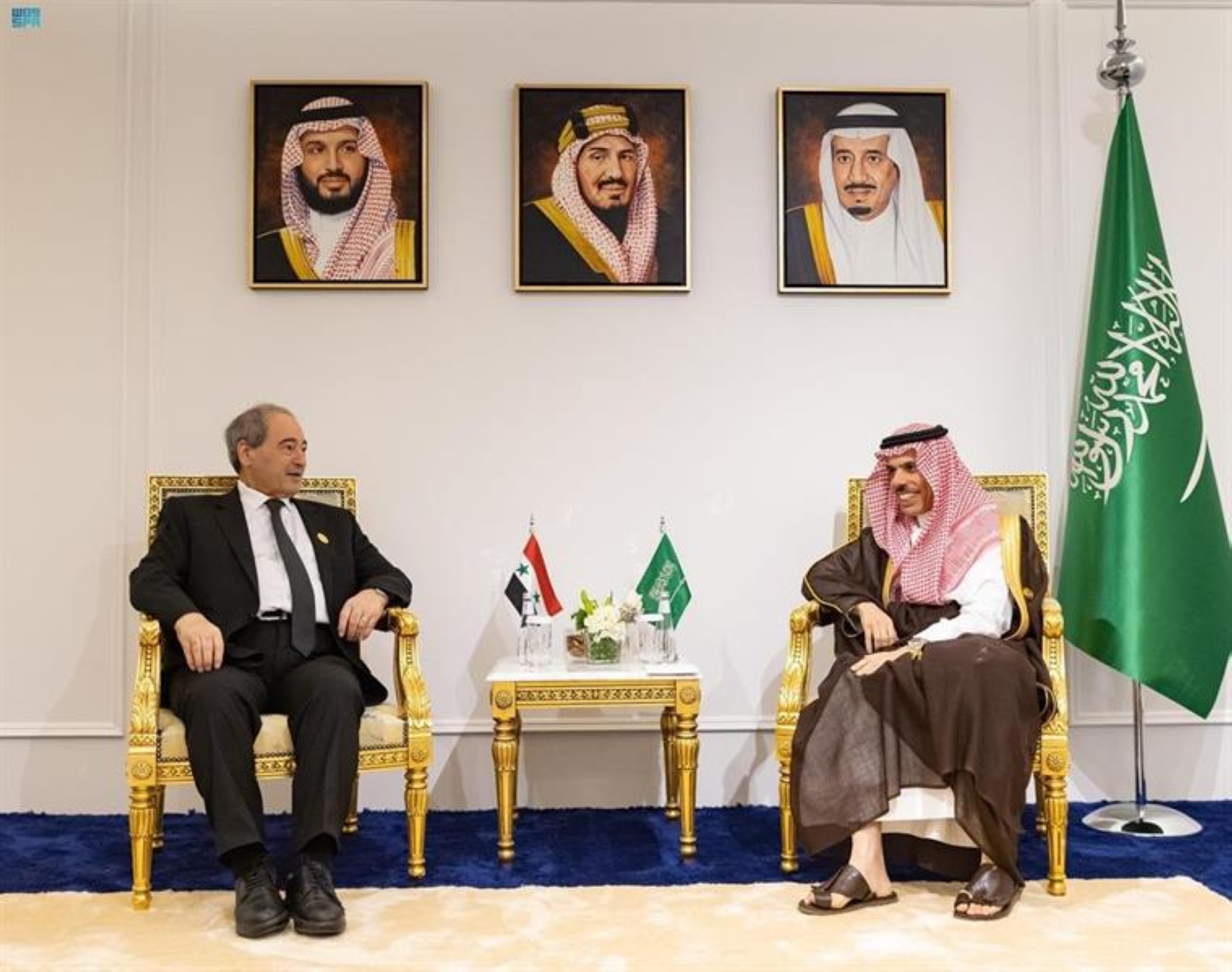 وزير الخارجية يلتقي نظيريه السوري والكويتي