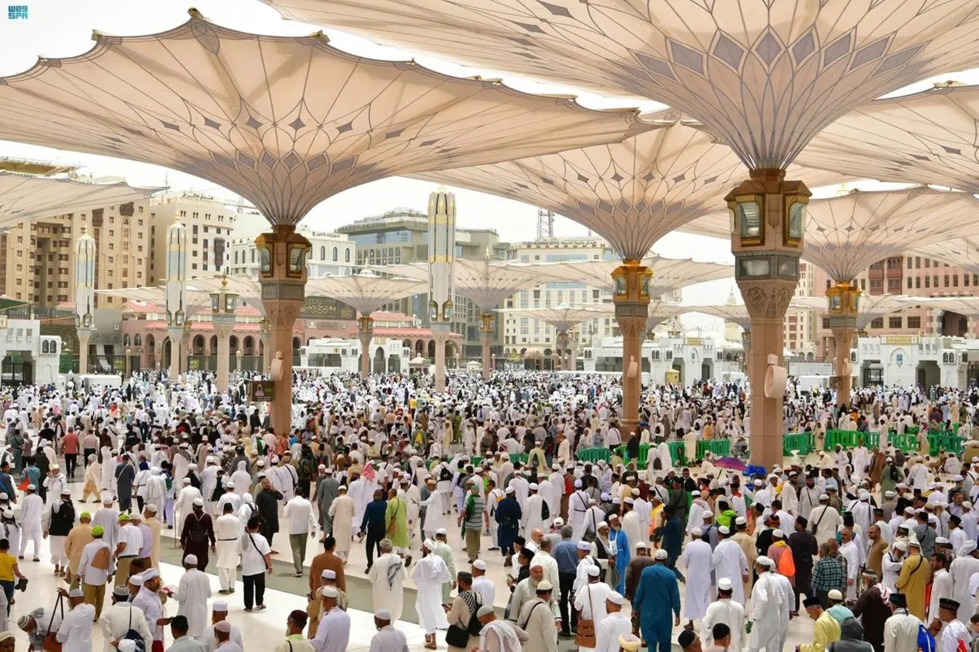 "صحة الدفاع": رعينا 21 ألف حاج بـ"المدينة"