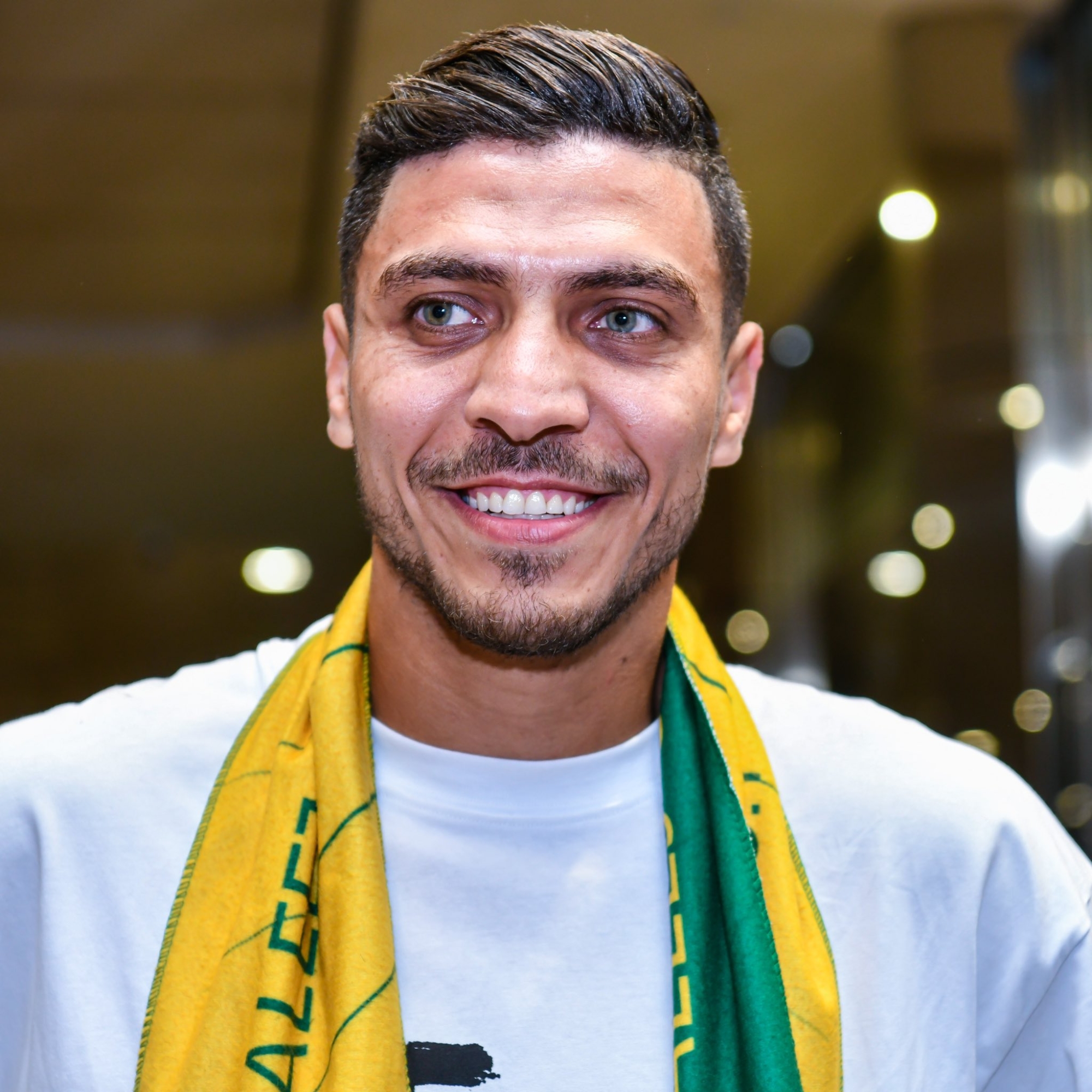 وصول محمد شريف صفقة الخليج الجديدة