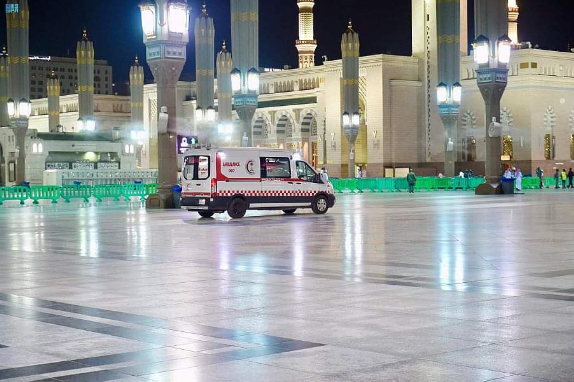 إنقاذ حياة معتمر أُصيب بجلطة قلبية