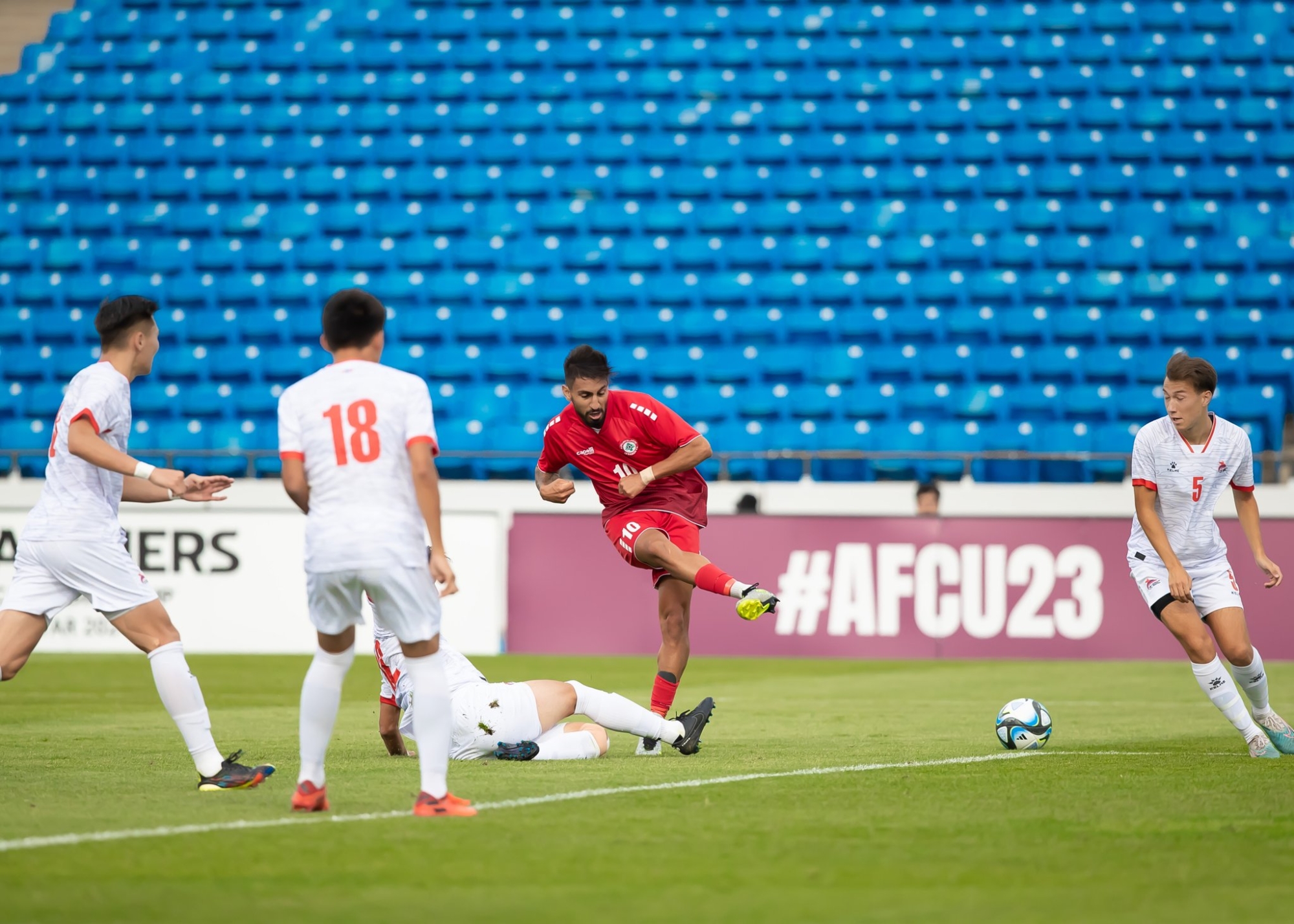 لبنان يتعادل مع منغوليا في تصفيات كآس آسيا تحت 23
