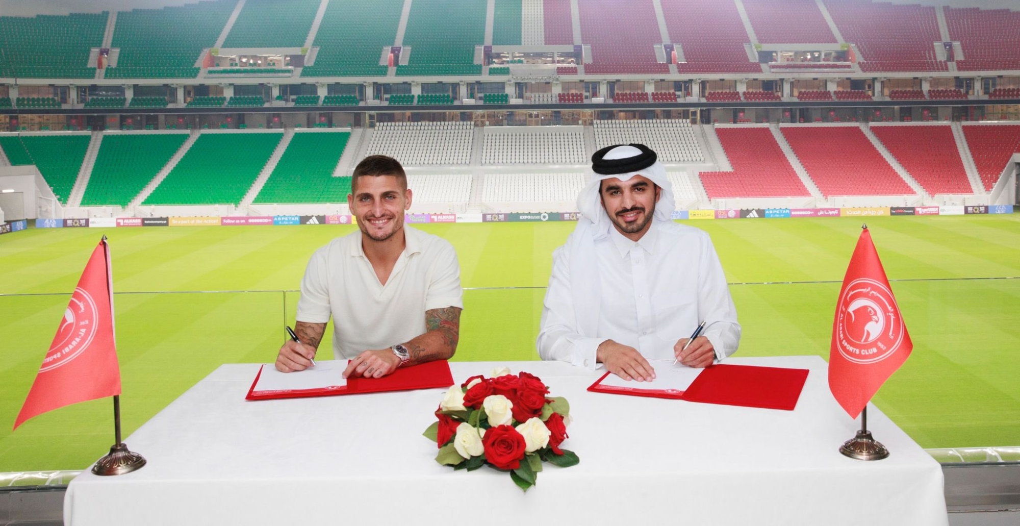 العربي القطري يعلن ضمّ فيراتي