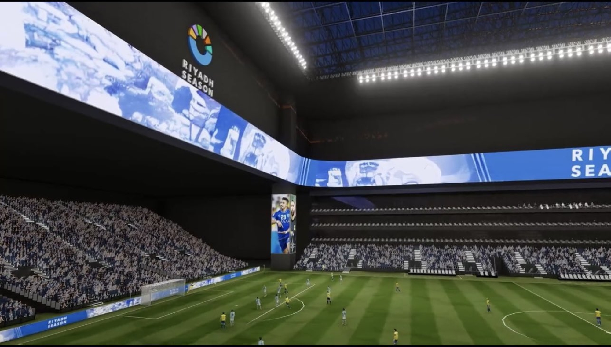 ملعب "البوليفارد" الذي يحتضن كأس موسم الرياض