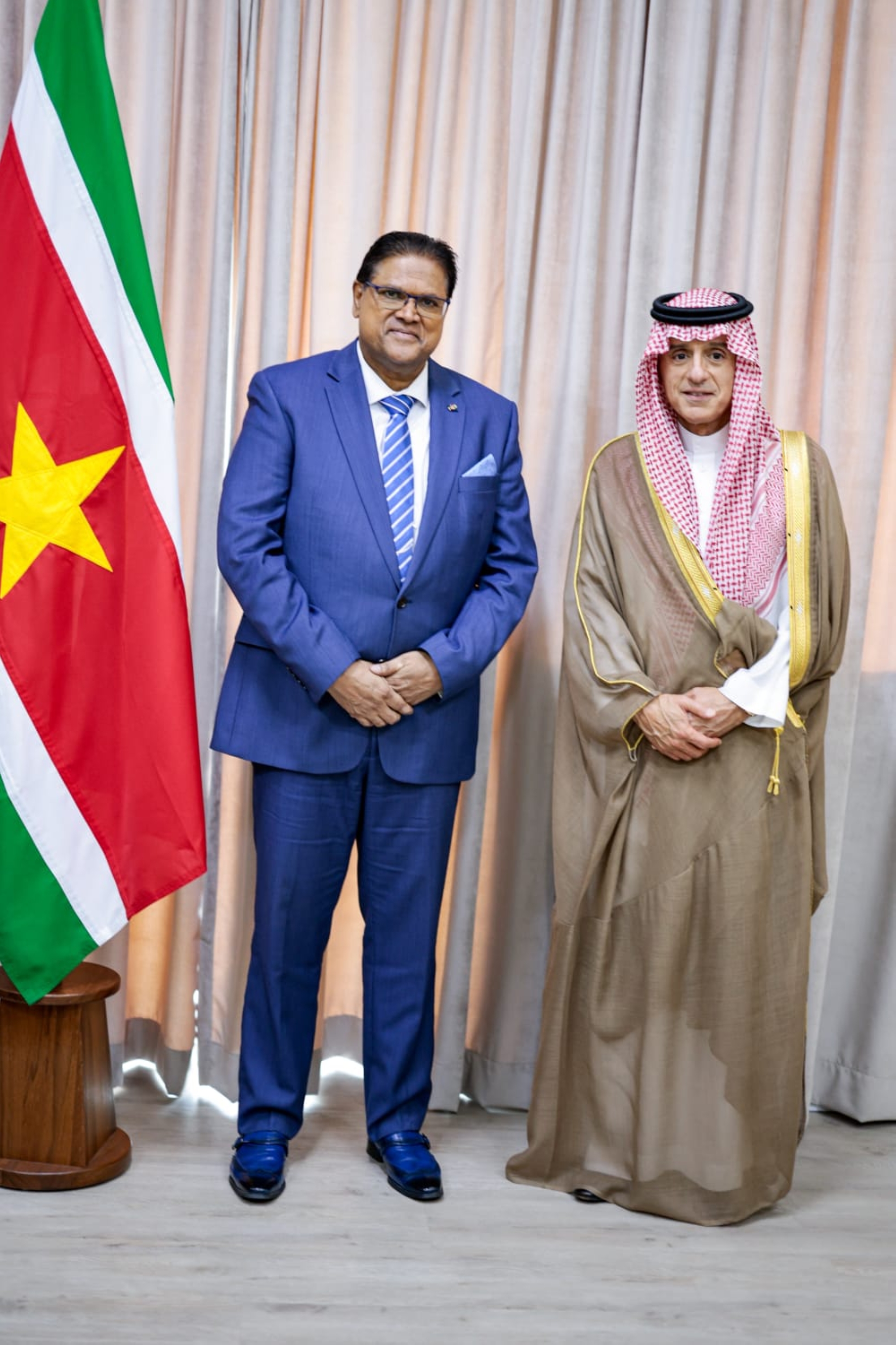 الجبير يبحث في سورينام تطوير العلاقات