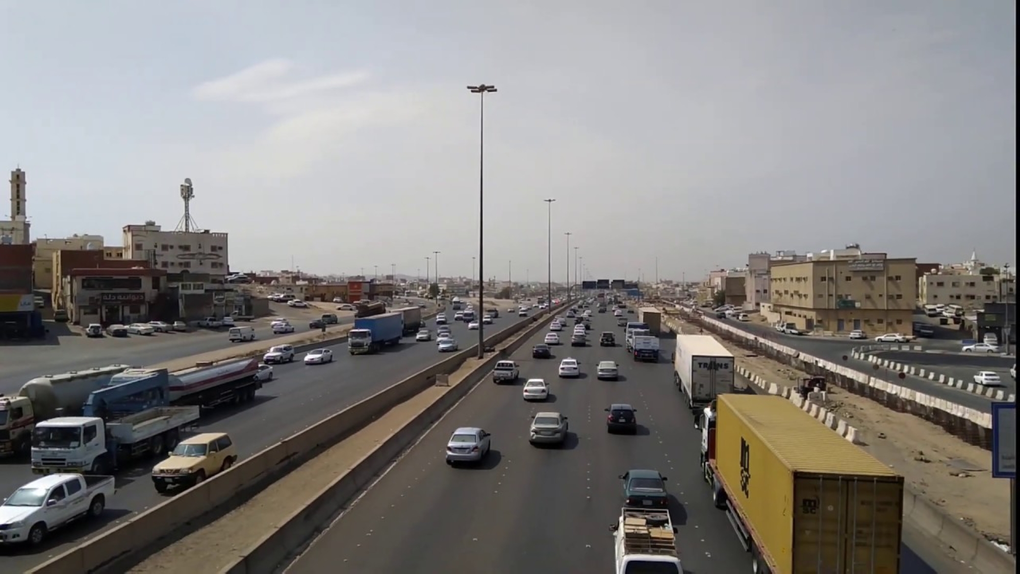 إغلاق جزئي لطريق الحرمين بجدة اليوم