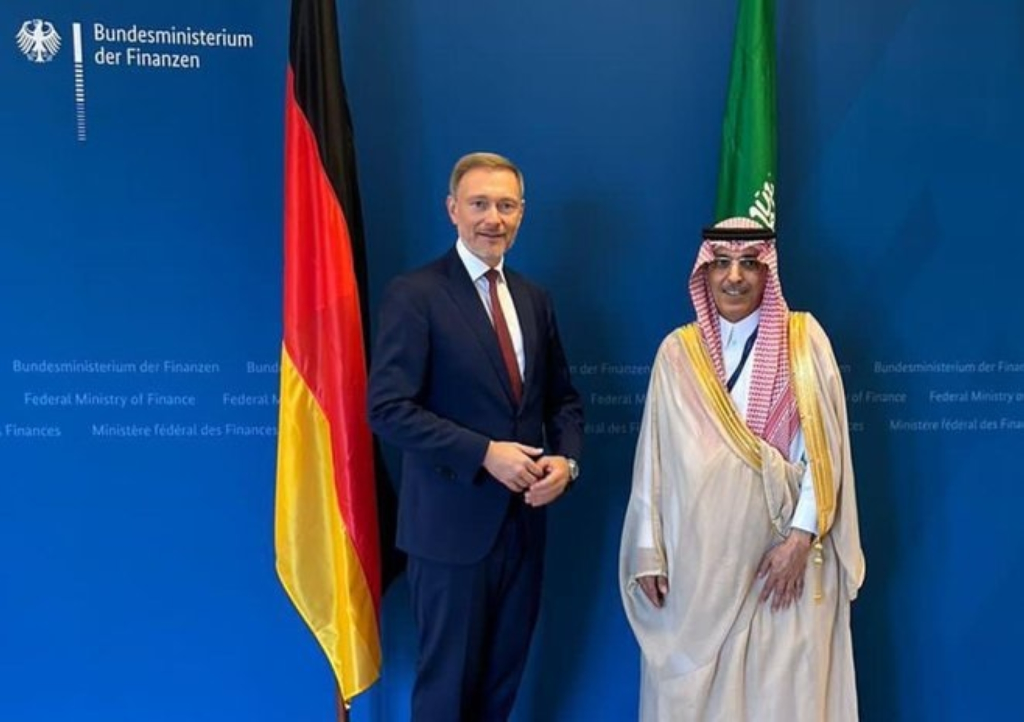 الجدعان يبحث التعاون مع ألمانيا والصين
