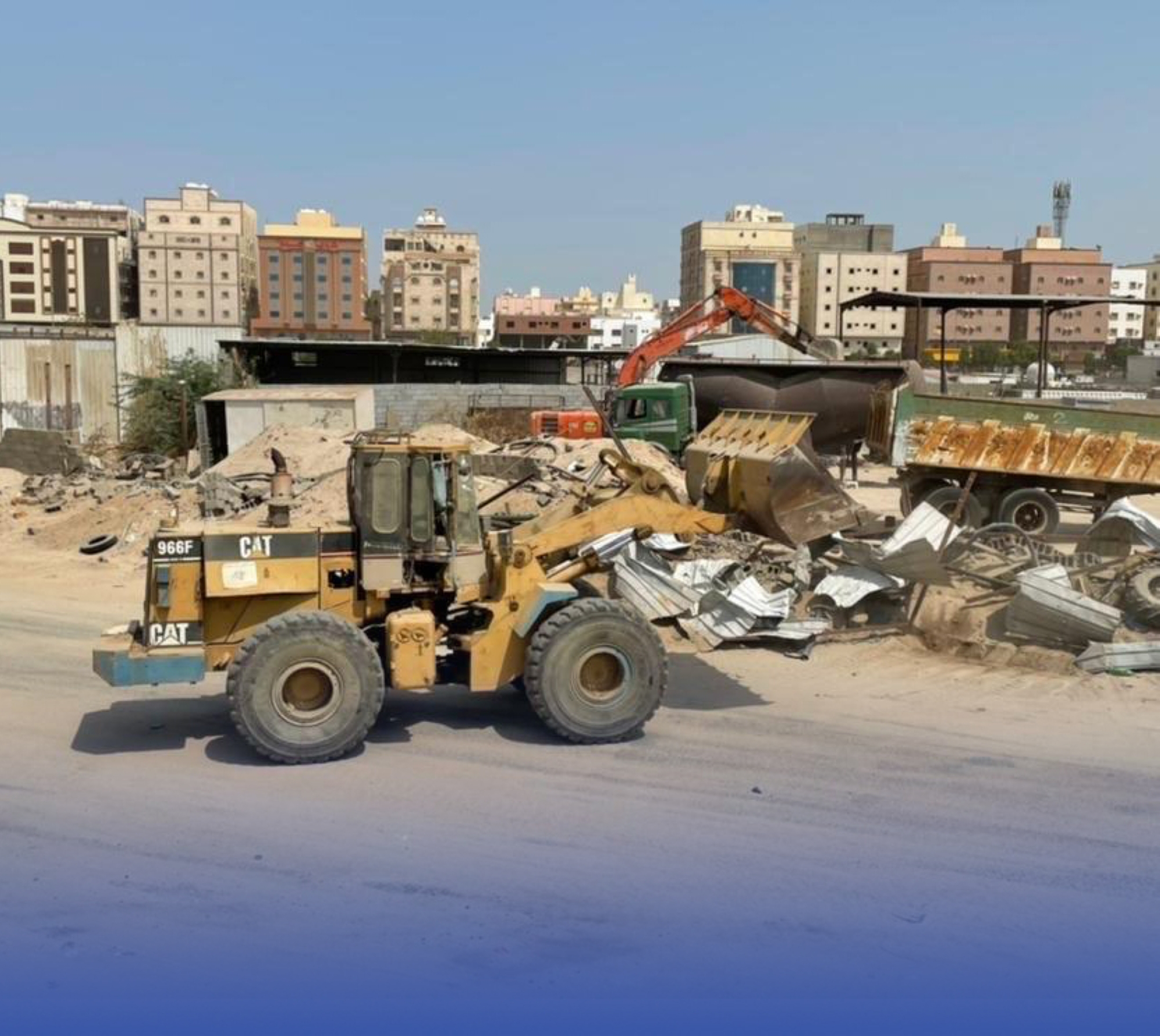 إزالة مواقع "عشوائية" بجدة