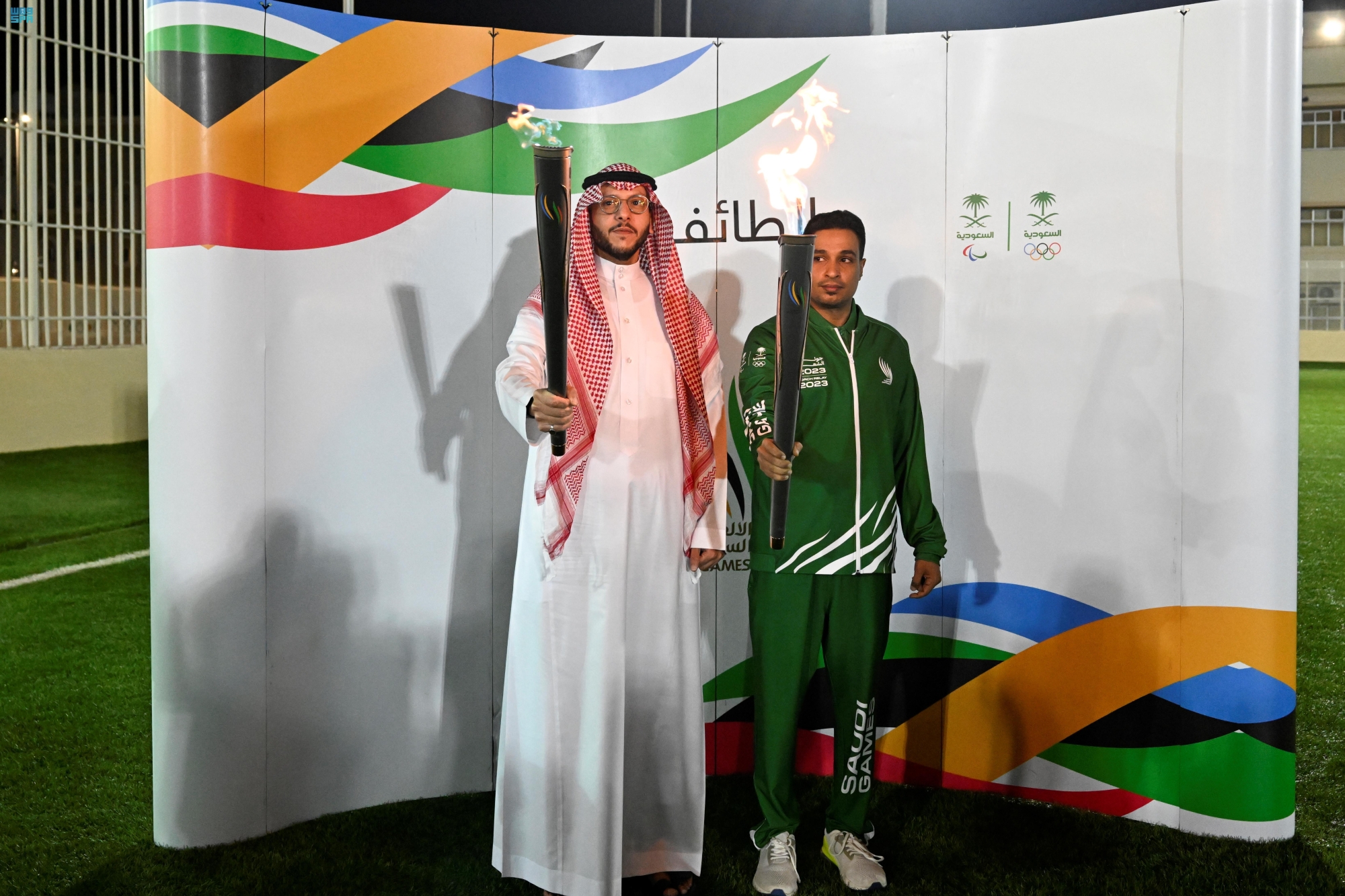 شعلة "الألعاب السعودية" تجوب "الطائف"