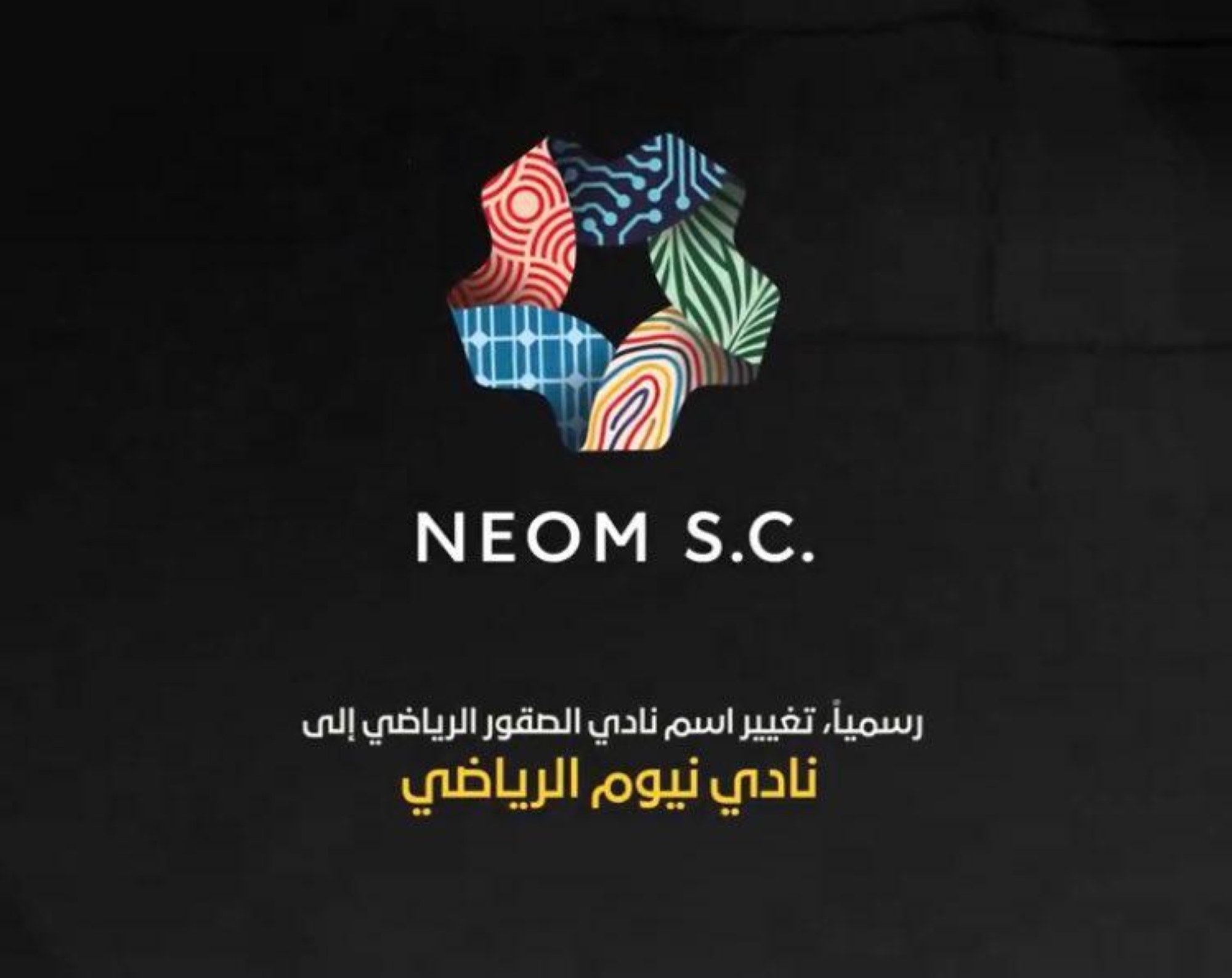 رسمياً.. تغيير نادي "الصقور" لـ"نيوم الرياضي"