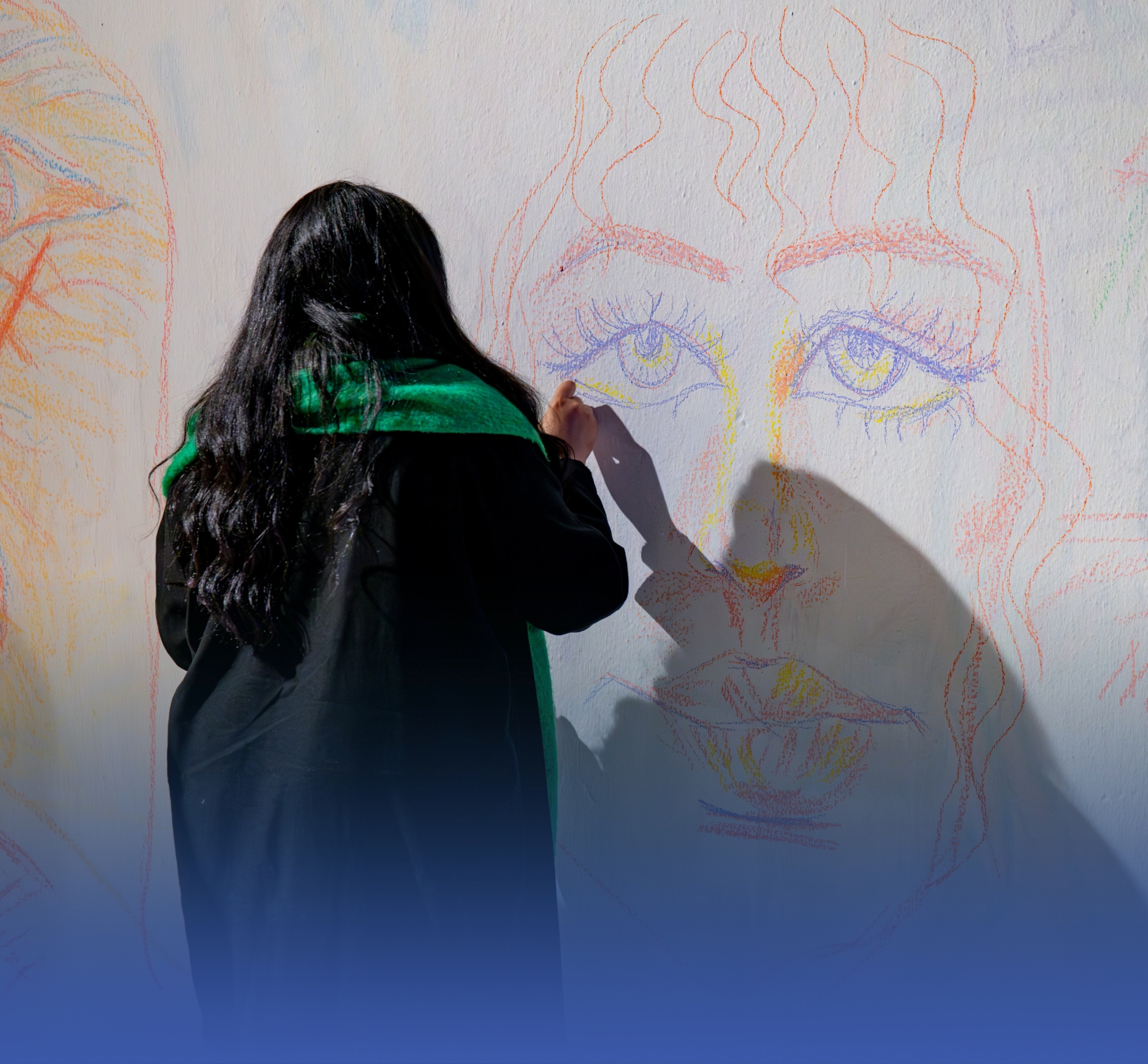 "رش".. لوحات بإبداع "الجداريات"