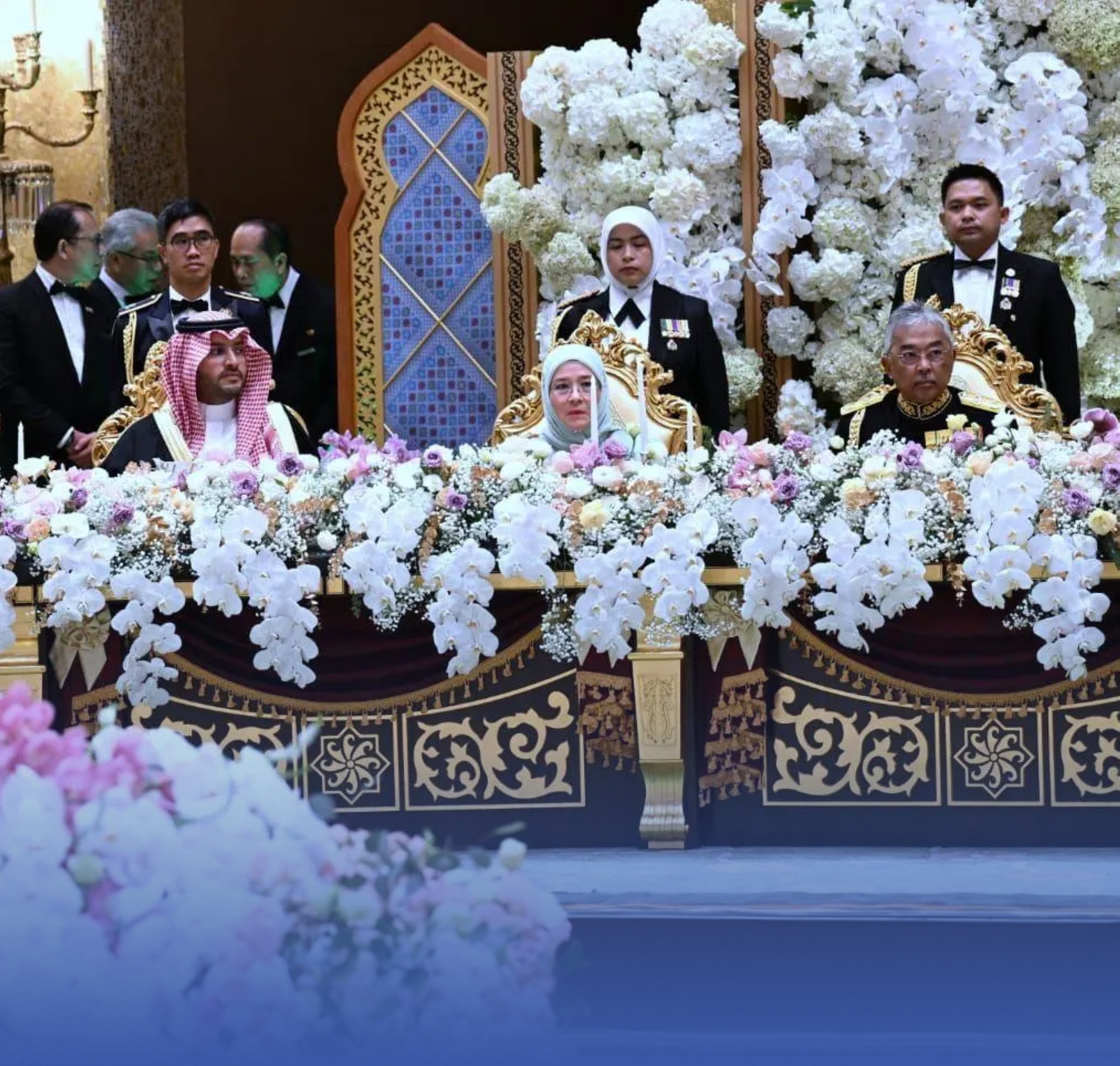 تركي بن محمد يحضر "زواج" نجل سلطان "بروناي"