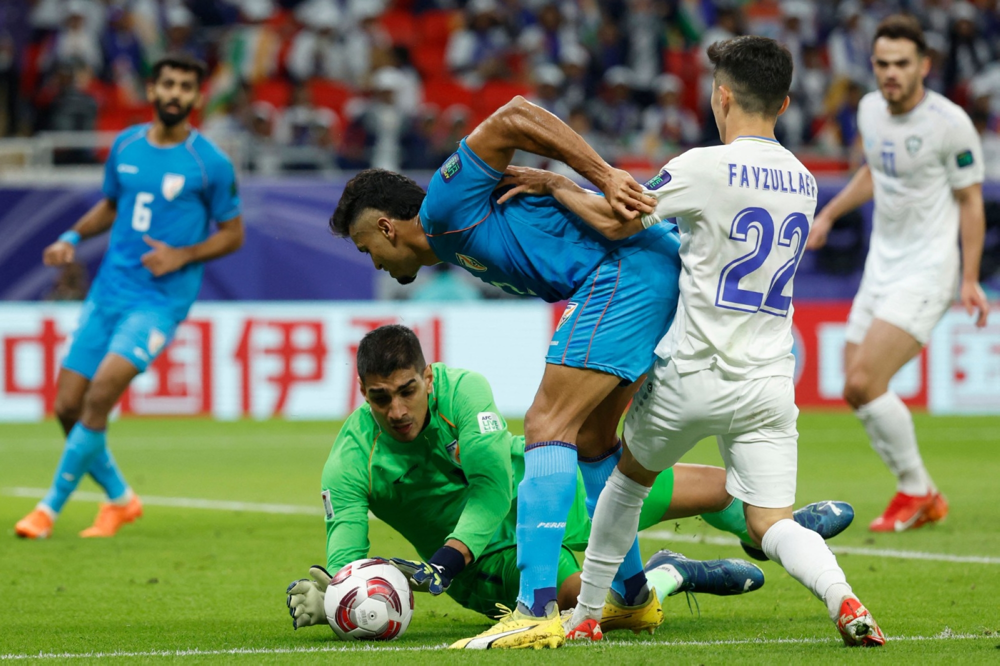 "أوزبكستان" تهزم الهند بثلاثية في "كأس آسيا"