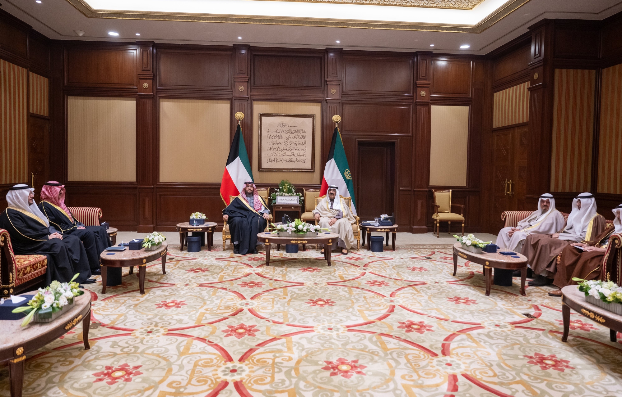 أمير "الكويت" يستقبل تركي بن محمد