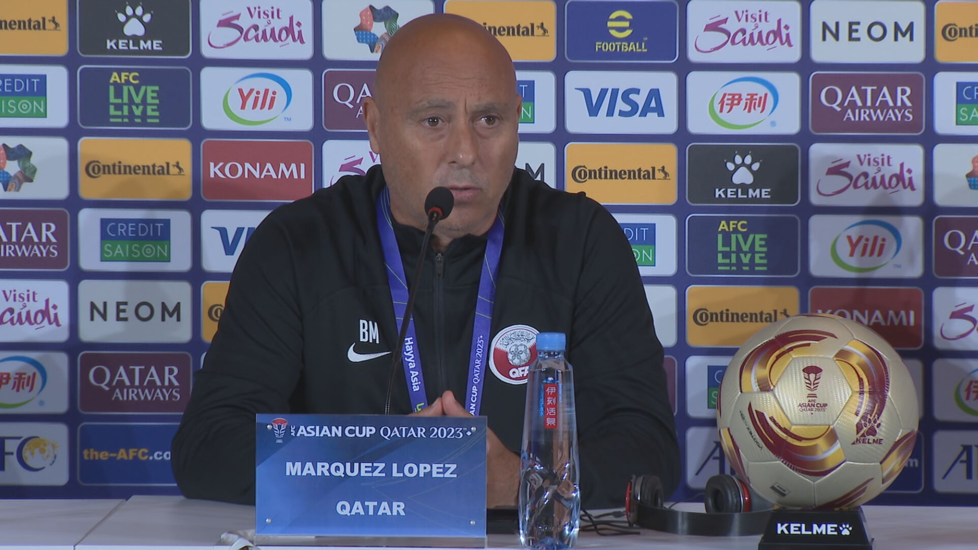مدرب قطر: "المركز الثاني" لا يرضينا