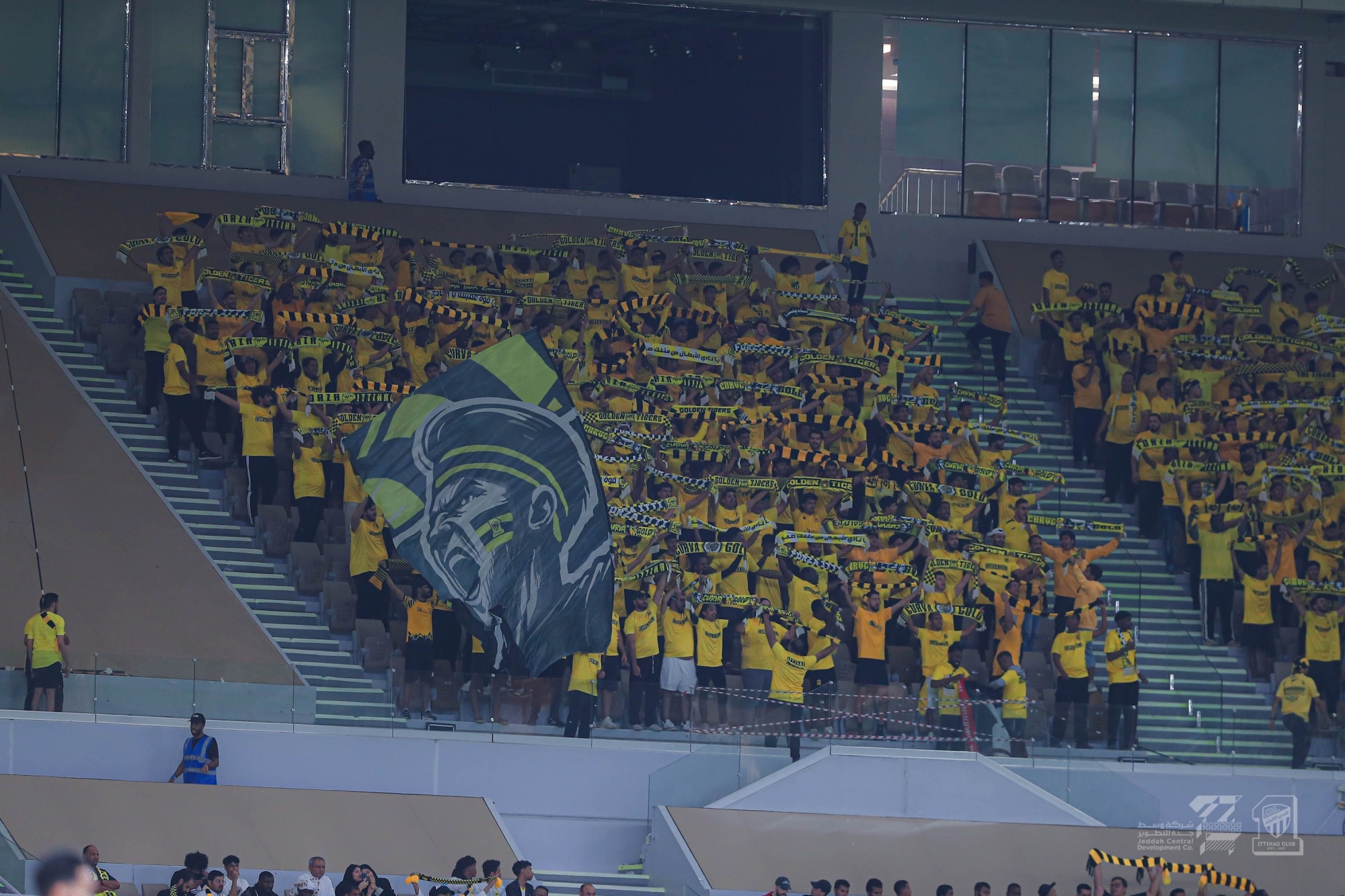 تفاعل جماهير الاتحاد في مباراة الرياض