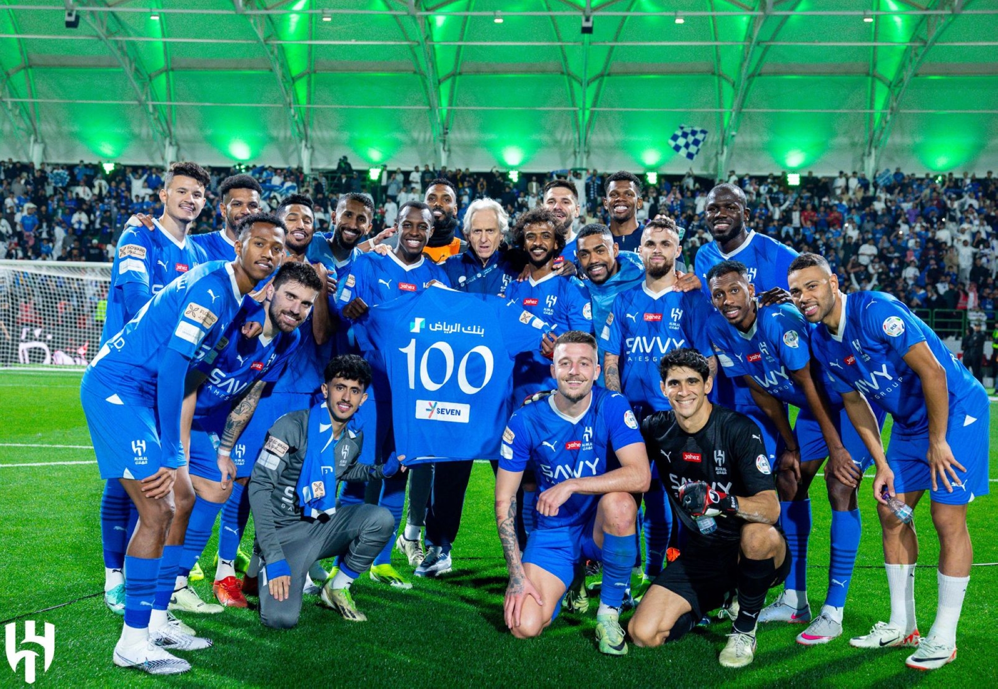 سعود عبدالحميد يحتفل بمباراته الـ"100" مع الهلال