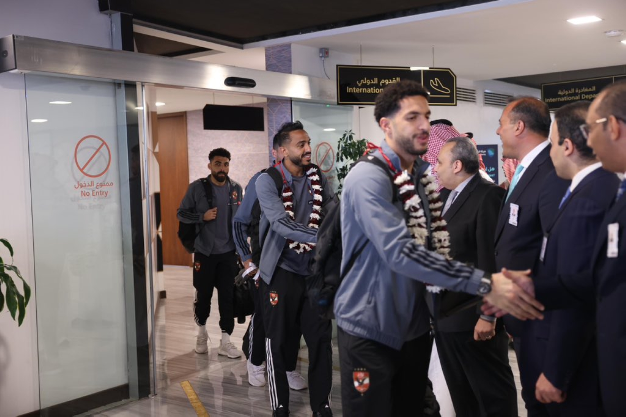 بعثة "الأهلي المصري" تصل الرياض