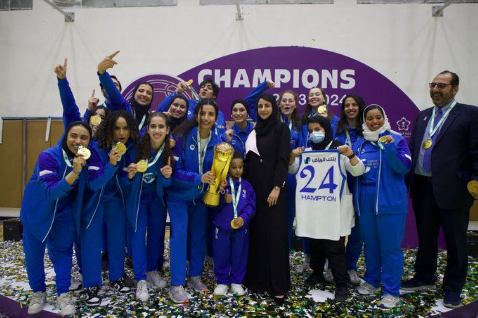 سيدات الهلال بطلاً لـ"دوري كرة السلة"