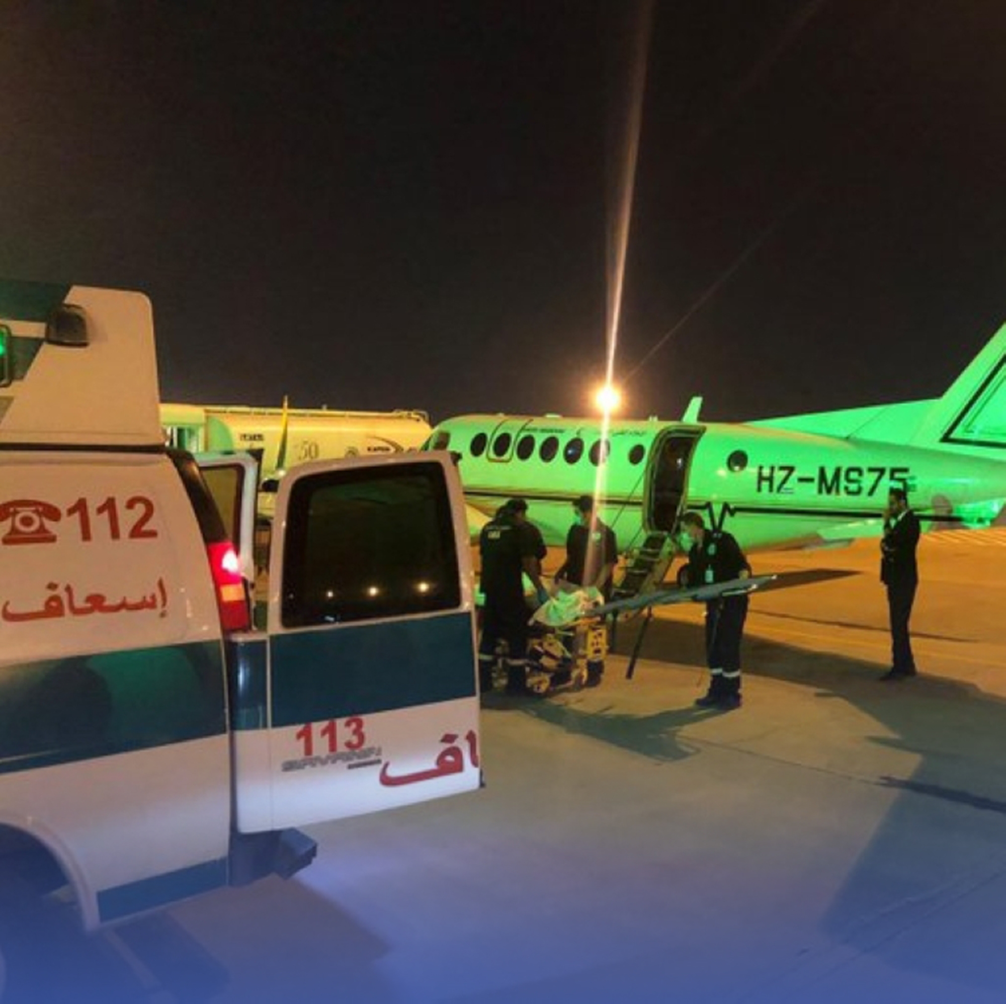 إخلاء طبي لـ"زوجين" تعرضا لحادث بالكويت