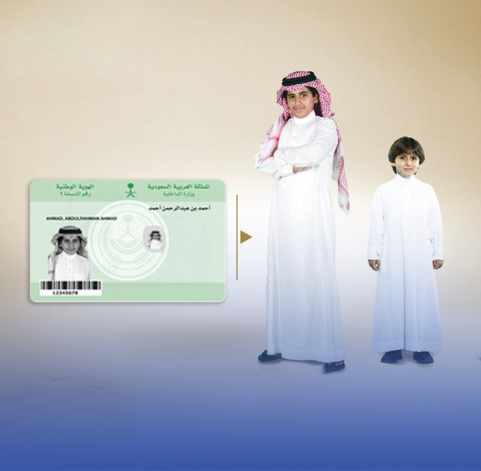 الهوية الوطنية اختيارية من عمر 6 سنوات