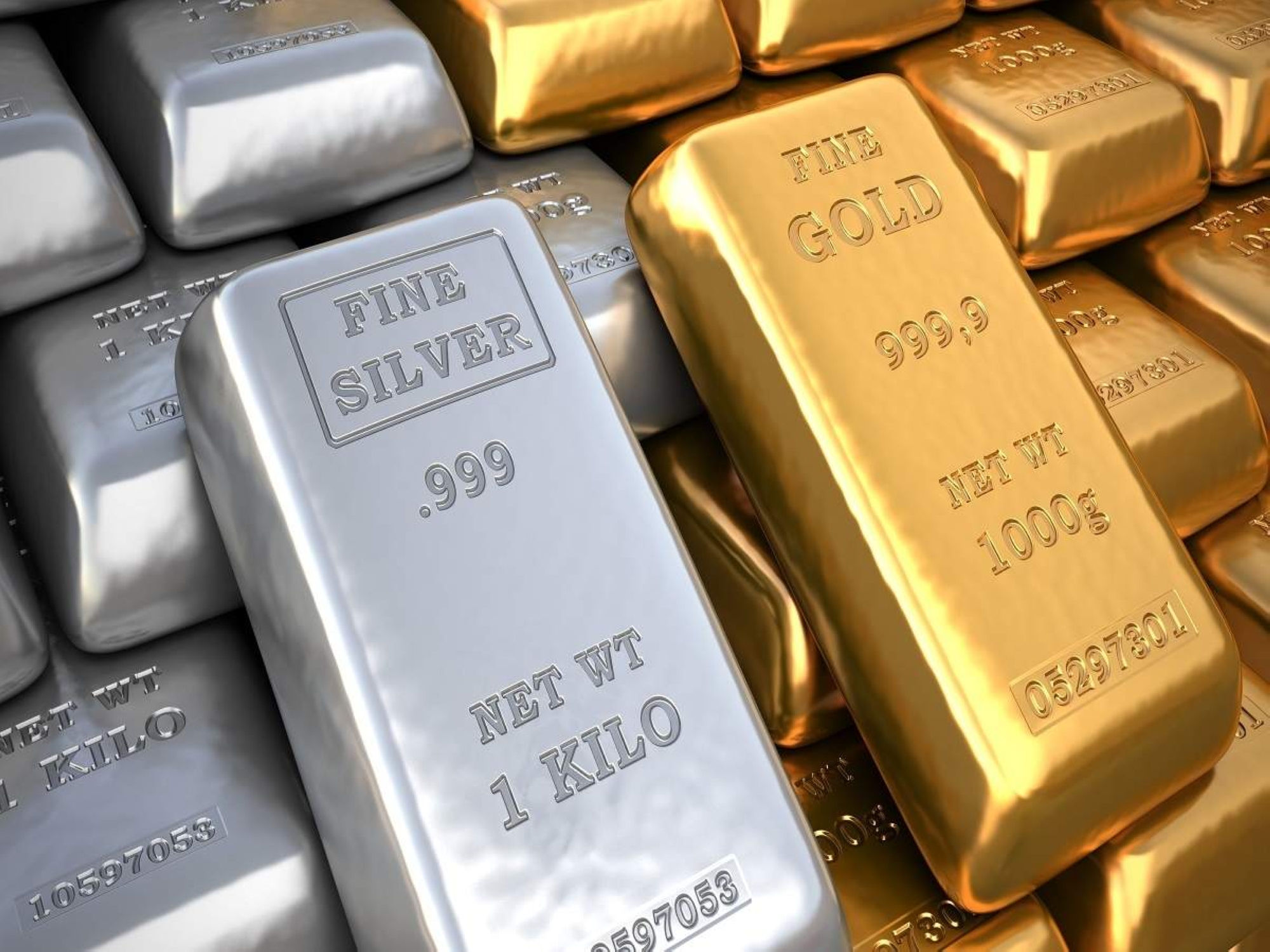 استقرار أسعار الذهب وانخفاض الفضة