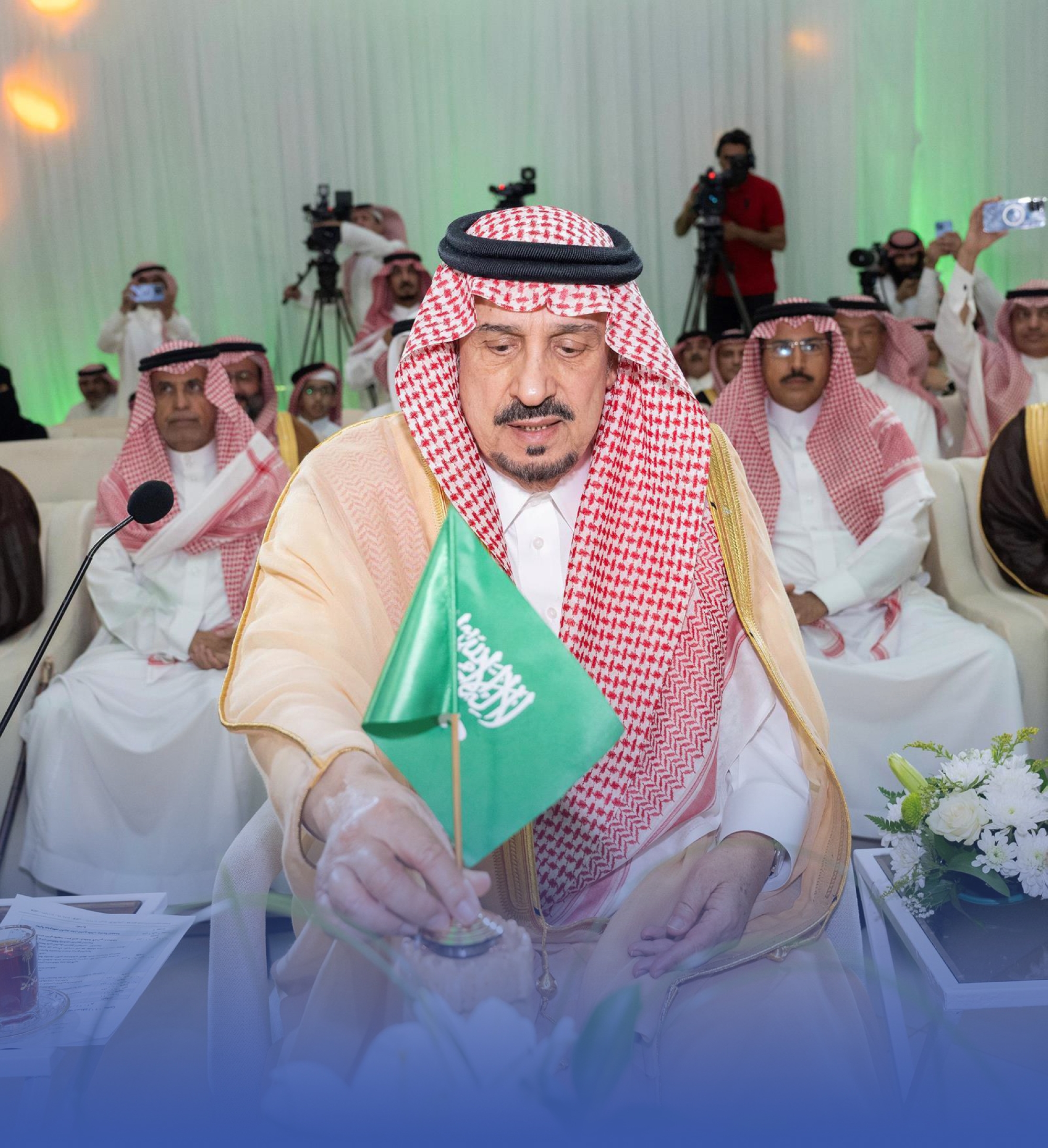 تدشين مشروعات تنموية بالمجمعة