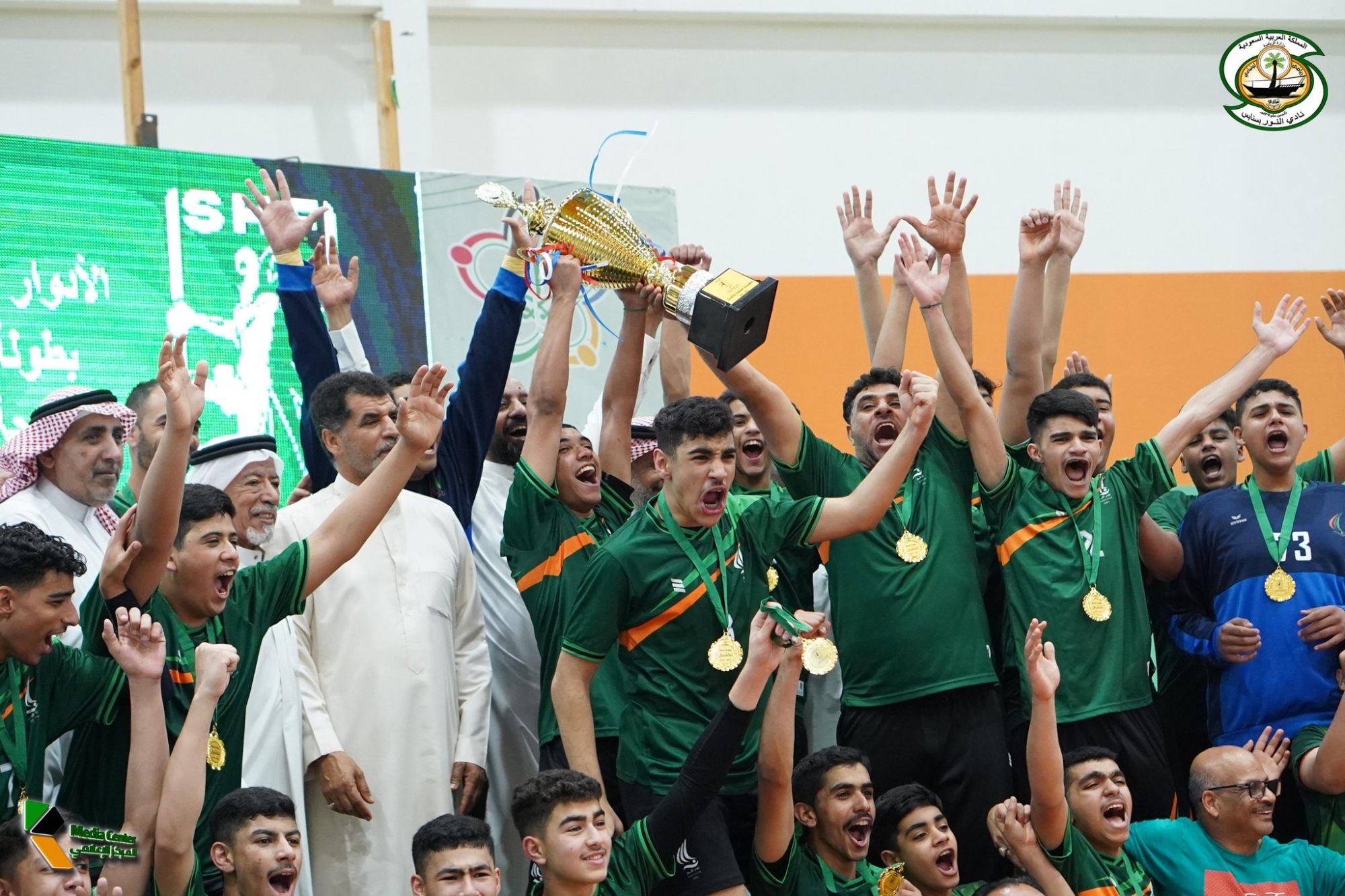 النور بطلًا لبطولة المملكة لأشبال اليد