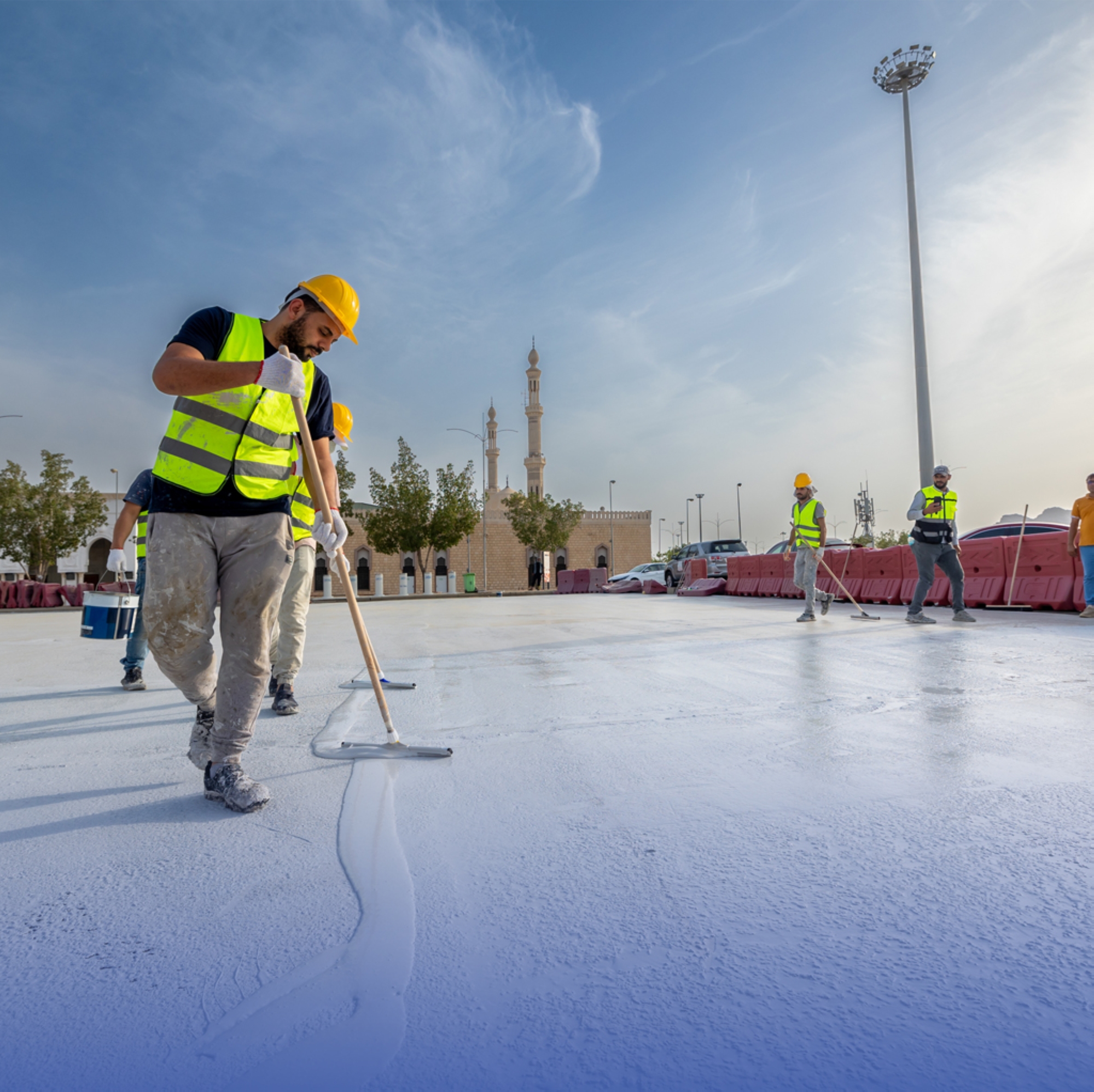 التوسع في تبريد الطرق بالمشاعر المقدسة