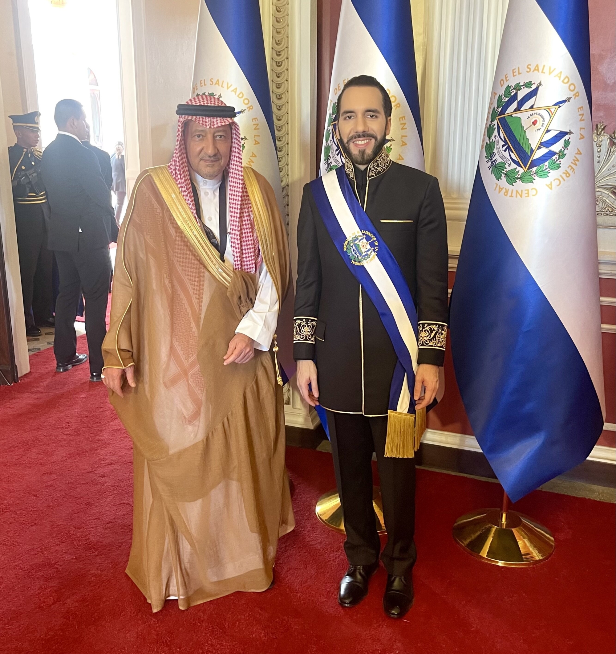 الخريجي يشارك في حفل تنصيب رئيس السلفادور