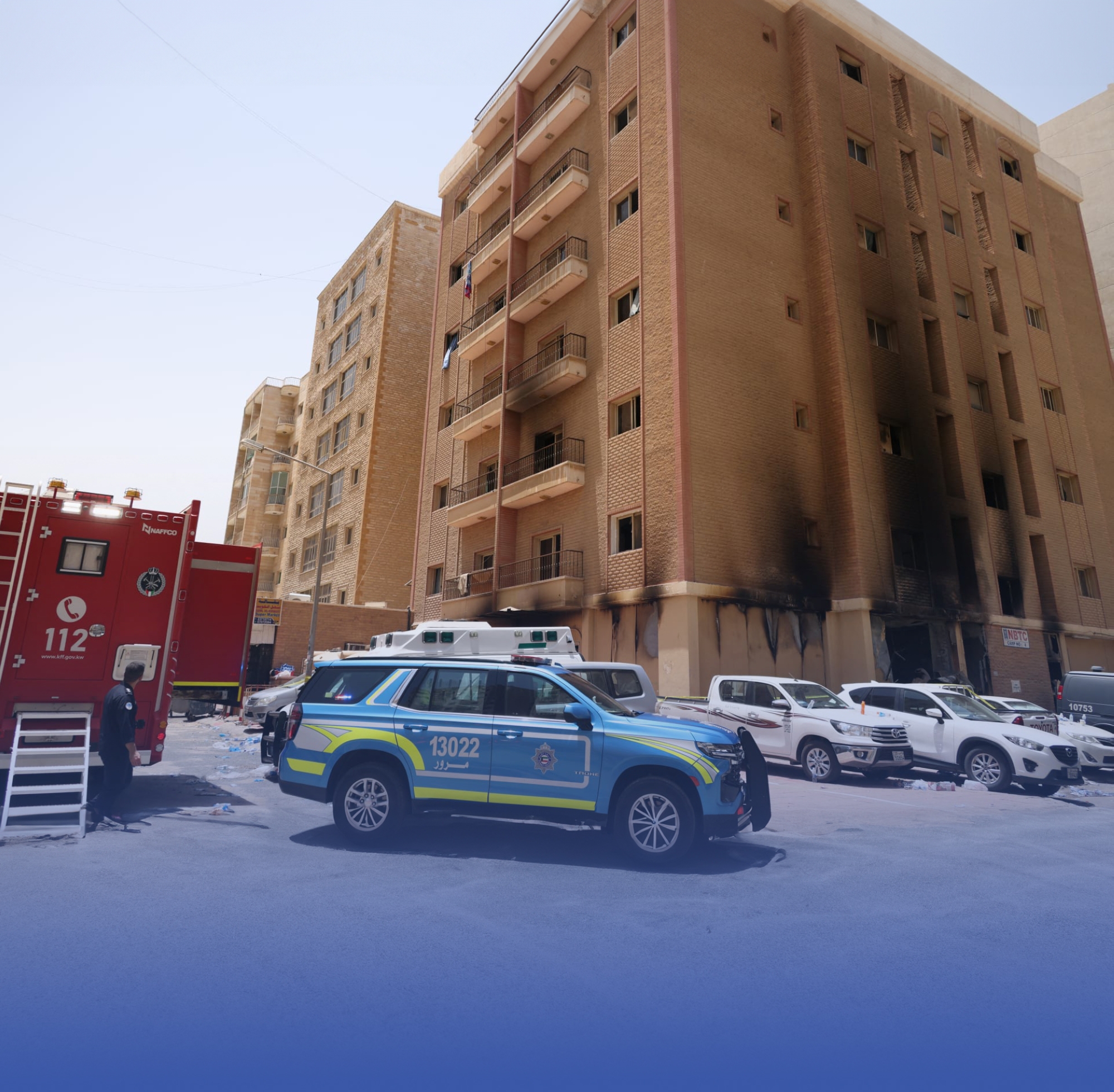الكويت.. توقيف 3 لاتهامهم بالقتل الخطأ بحريق المنقف