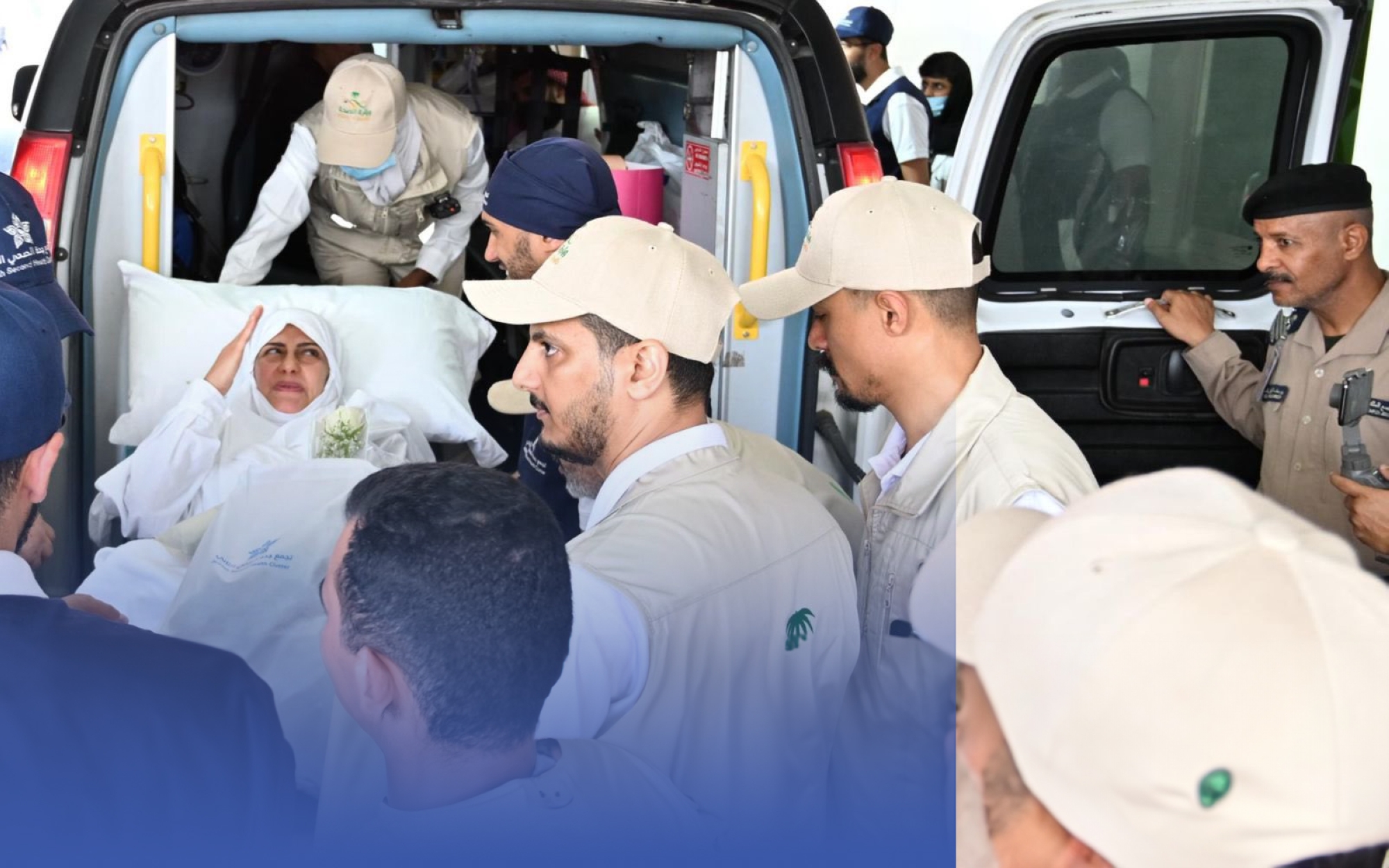 تفويج الحجاج المنومين بمستشفيات جدة إلى عرفات