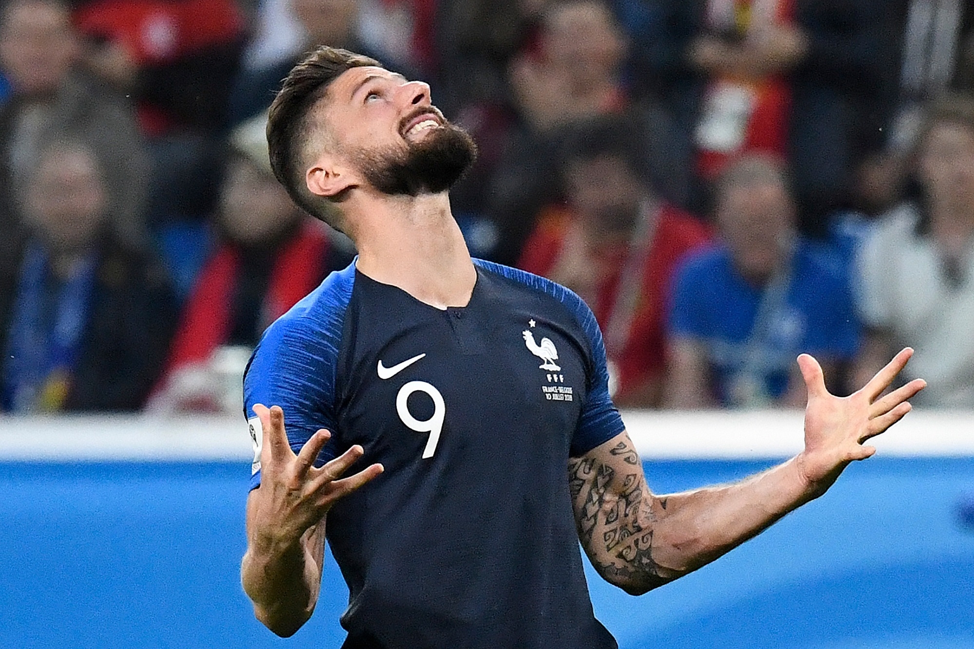جيرو يتقمص دور الأب مع منتخب فرنسا