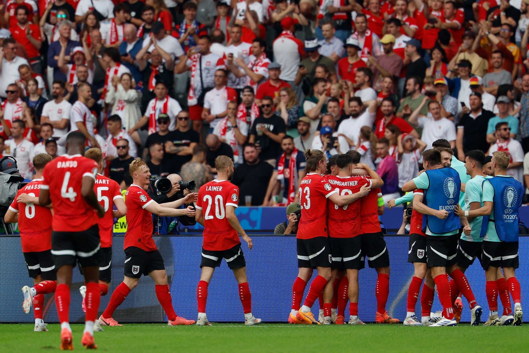 النمسا تهزم بولندا بثلاثية في يورو 2024