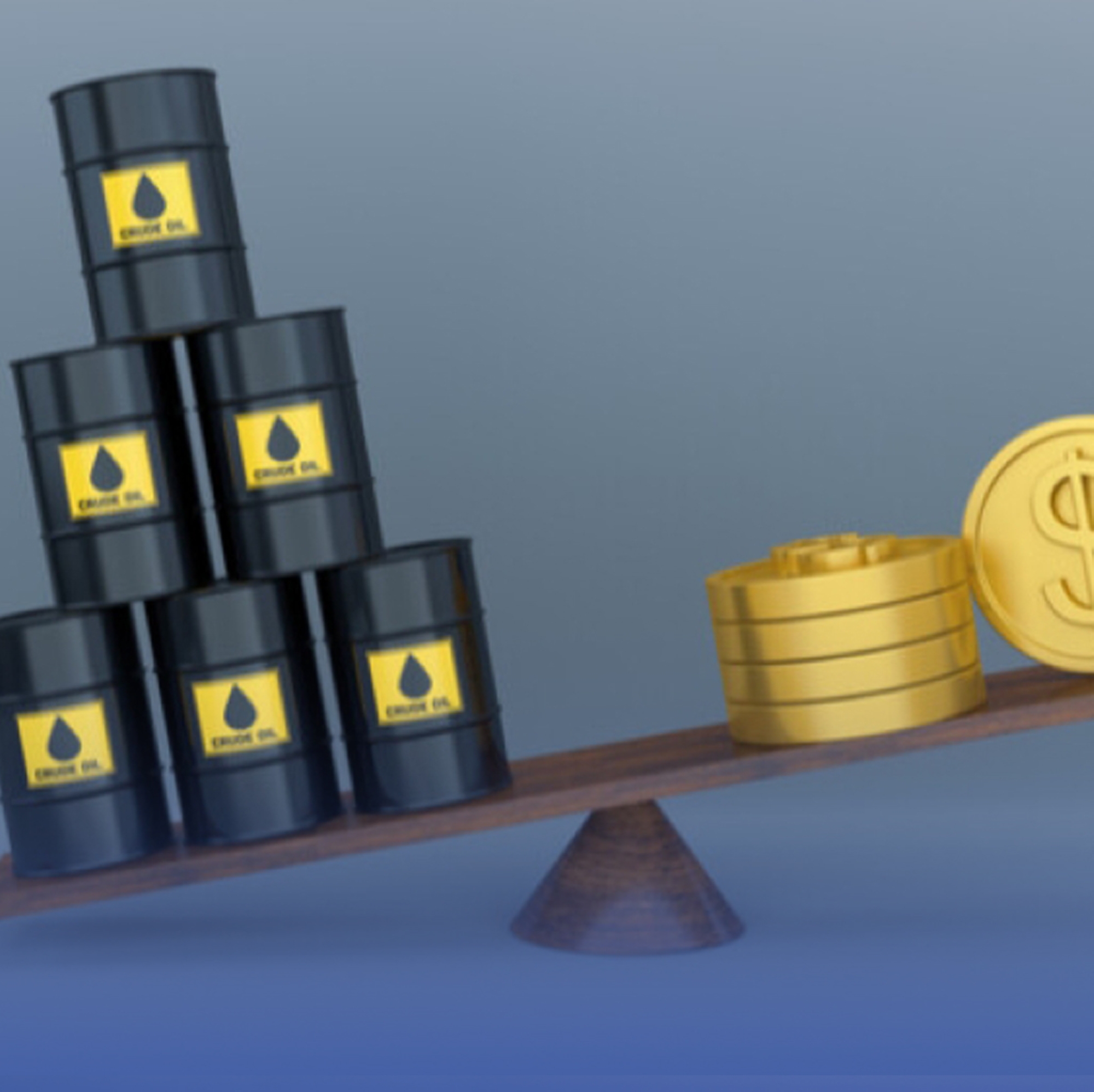 النفط يهبط والذهب يضيء بريق الارتفاع