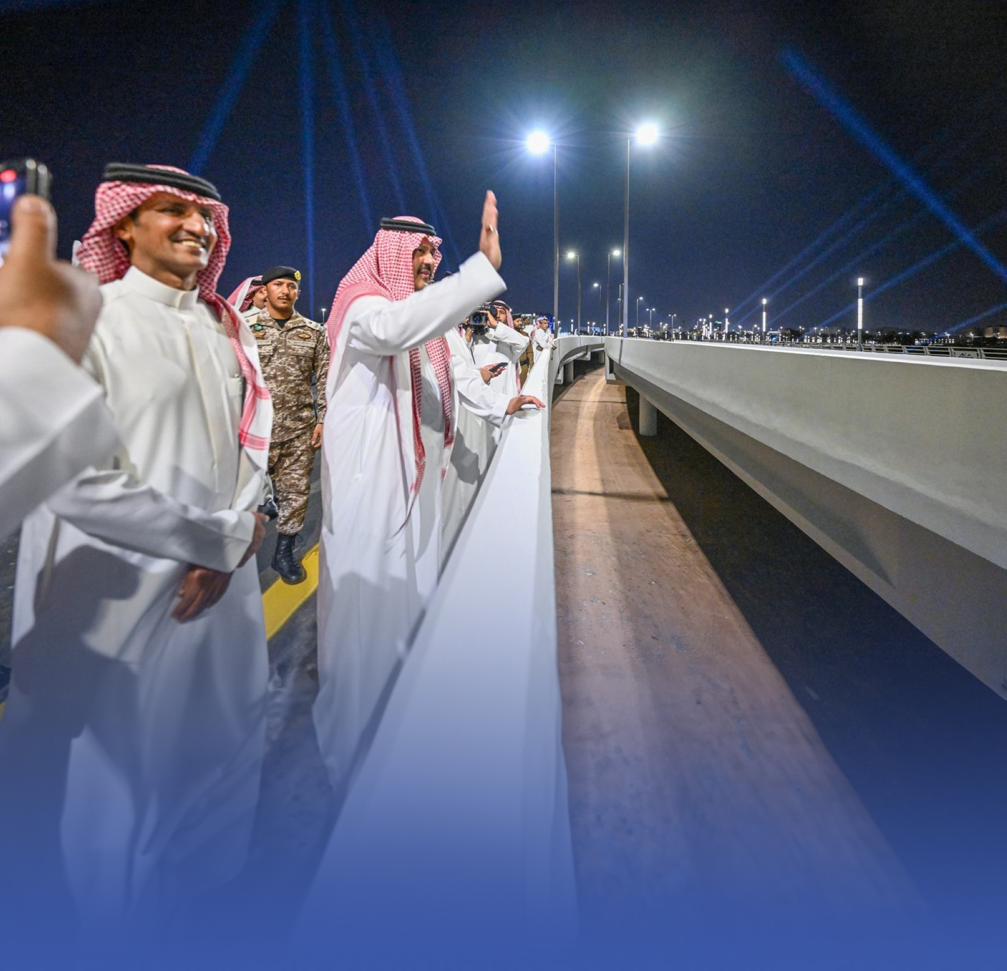 افتتاح جسر "المدينة الحضرية" بحائل