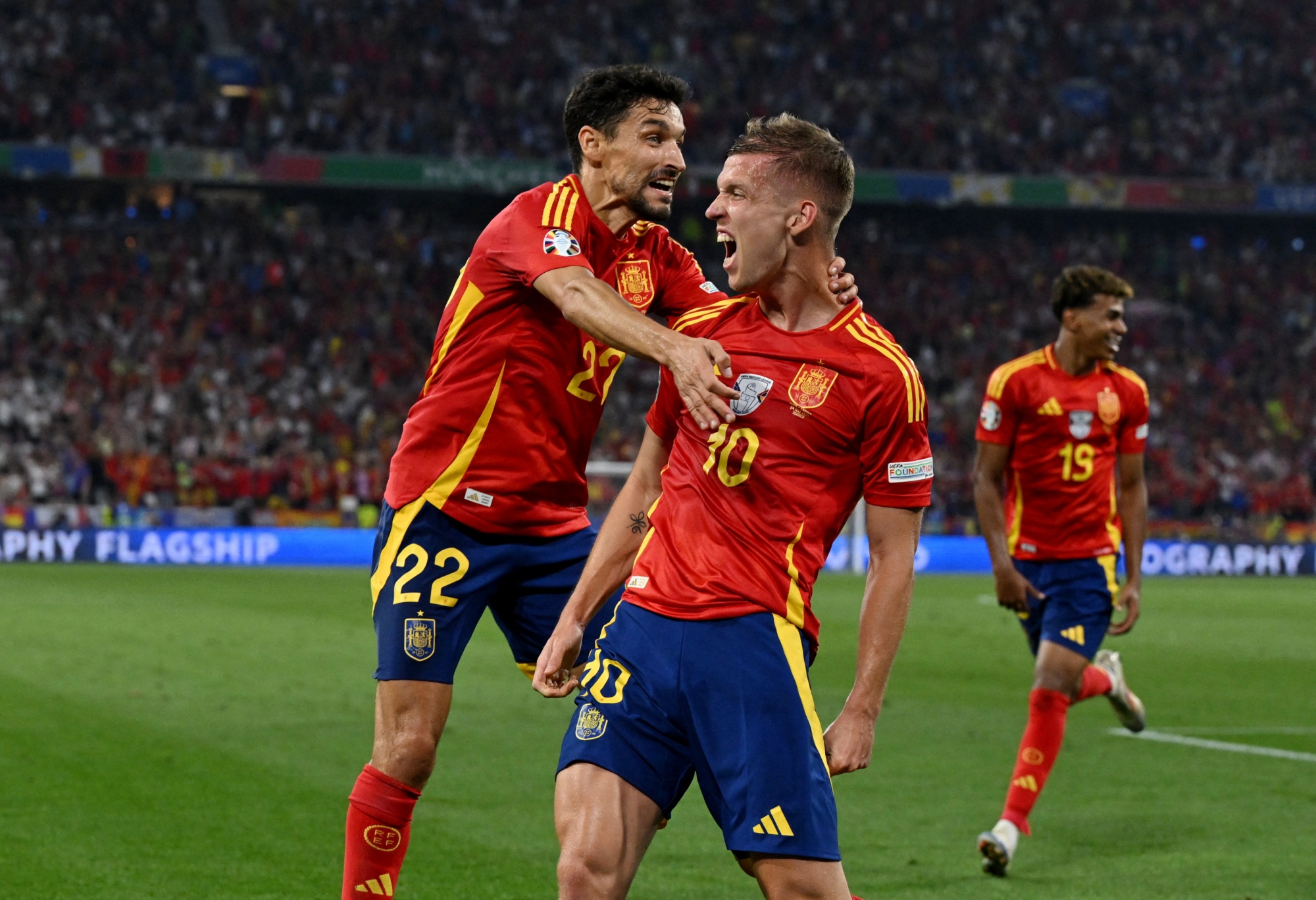 منتخب إسبانيا يتأهل لنهائي يورو 2024