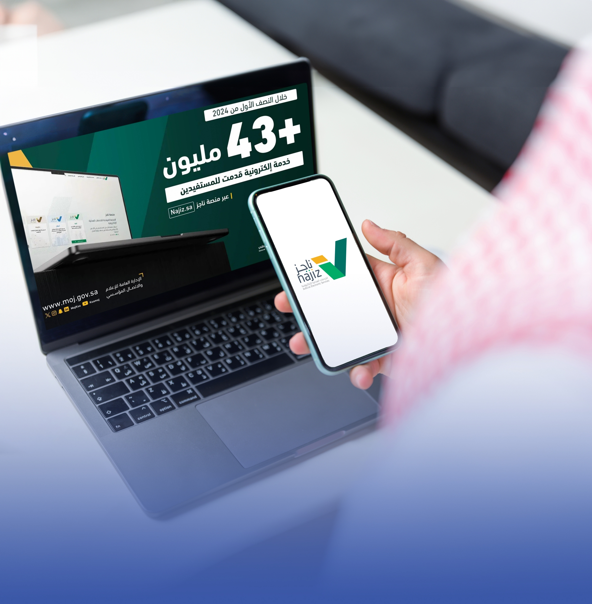 43 مليون خدمة عبر "ناجز" بالنصف الأول