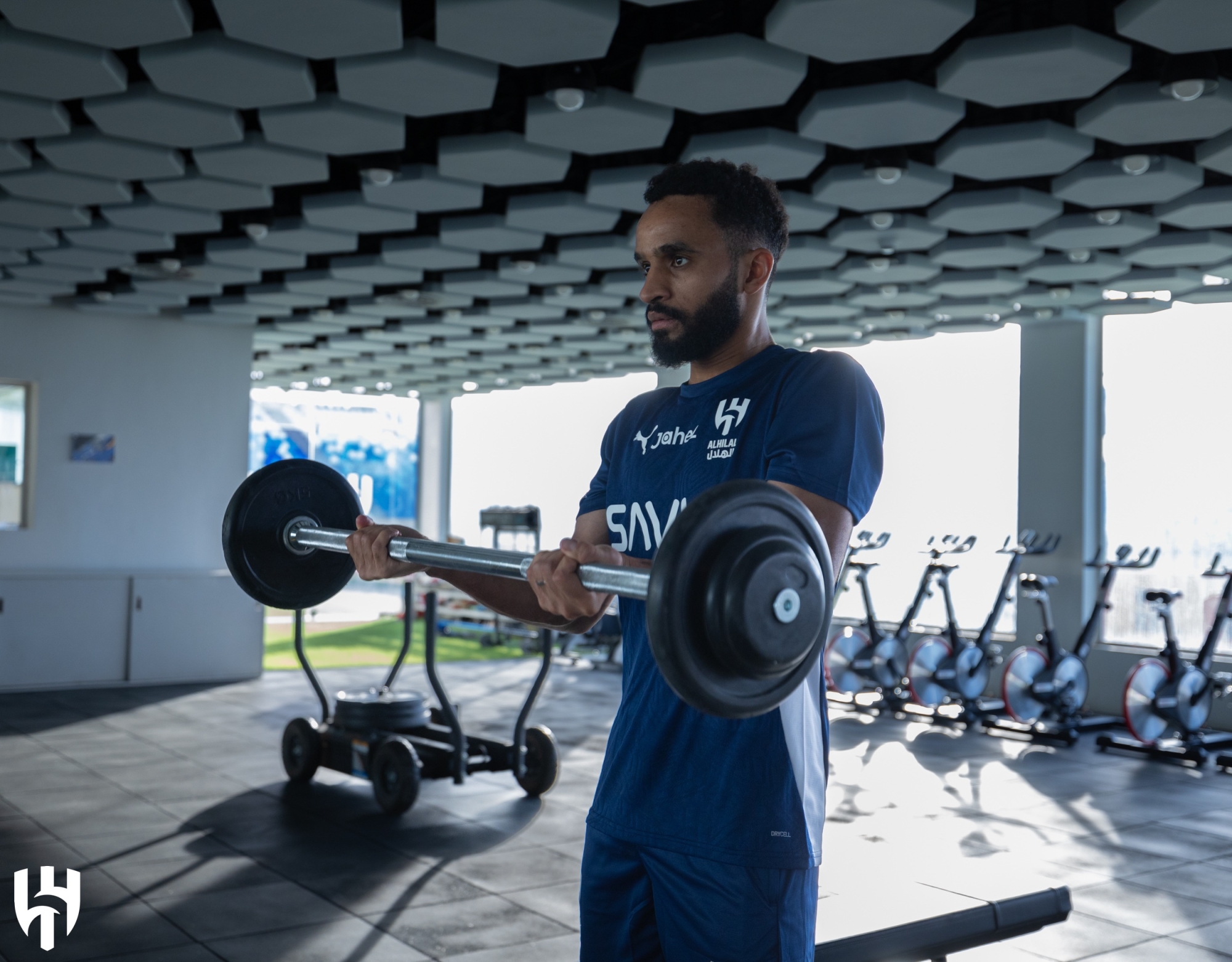 البريك يواصل التأهيل في مقر الهلال