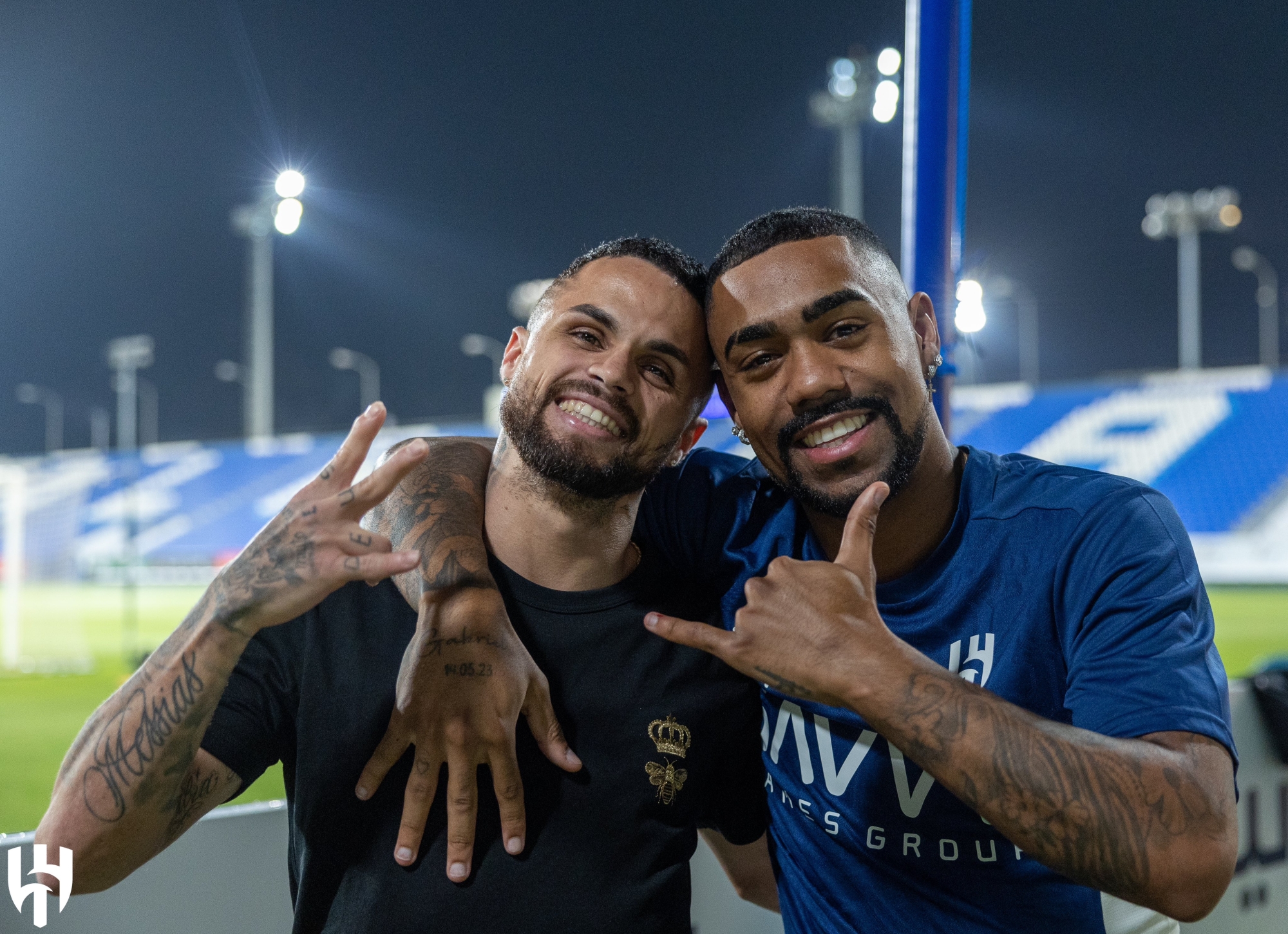 رسالة وداعية من مالكوم لـ "ميشايل" بعد رحيله عن الهلال