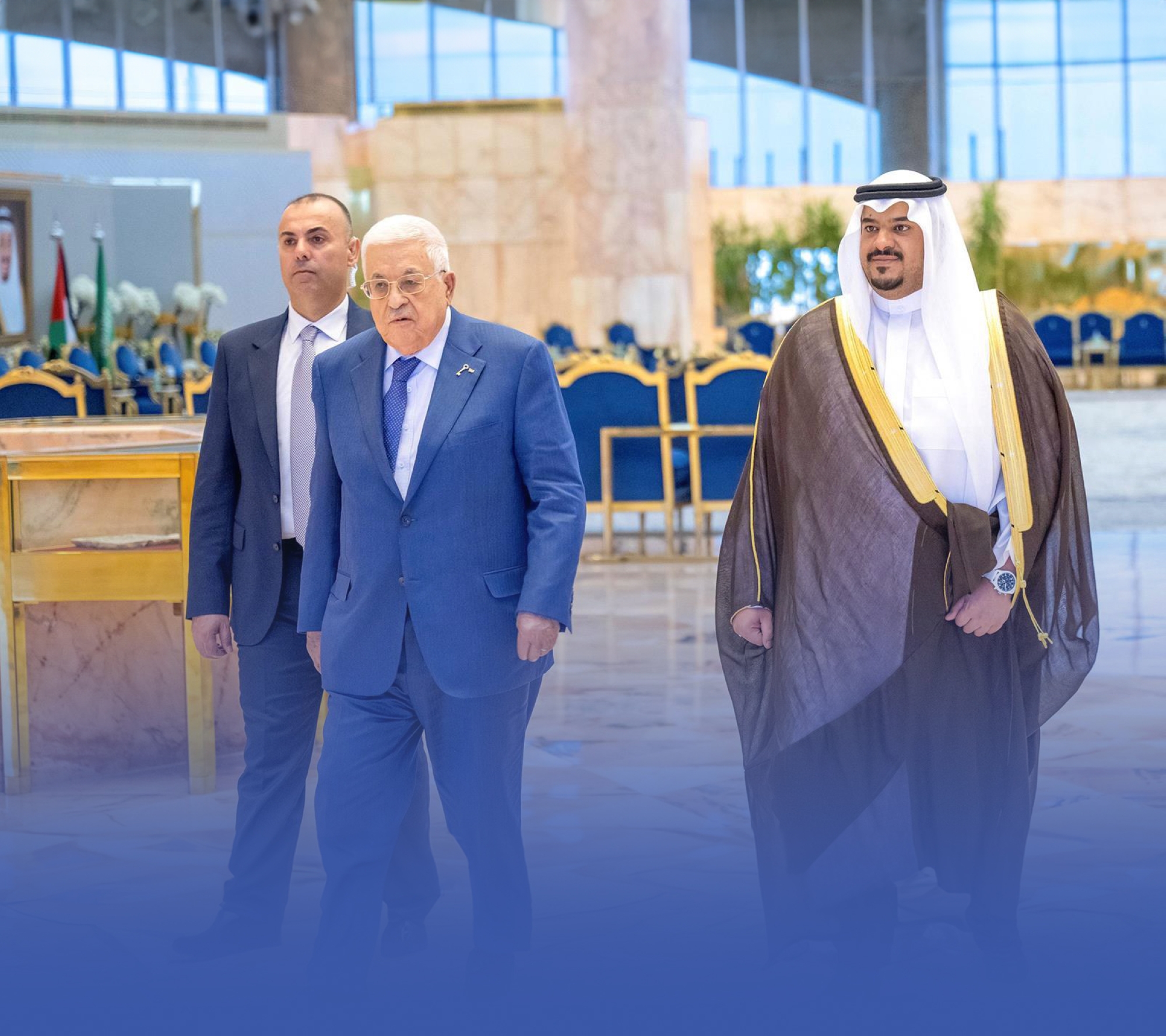 الرئيس الفلسطيني يصل الرياض