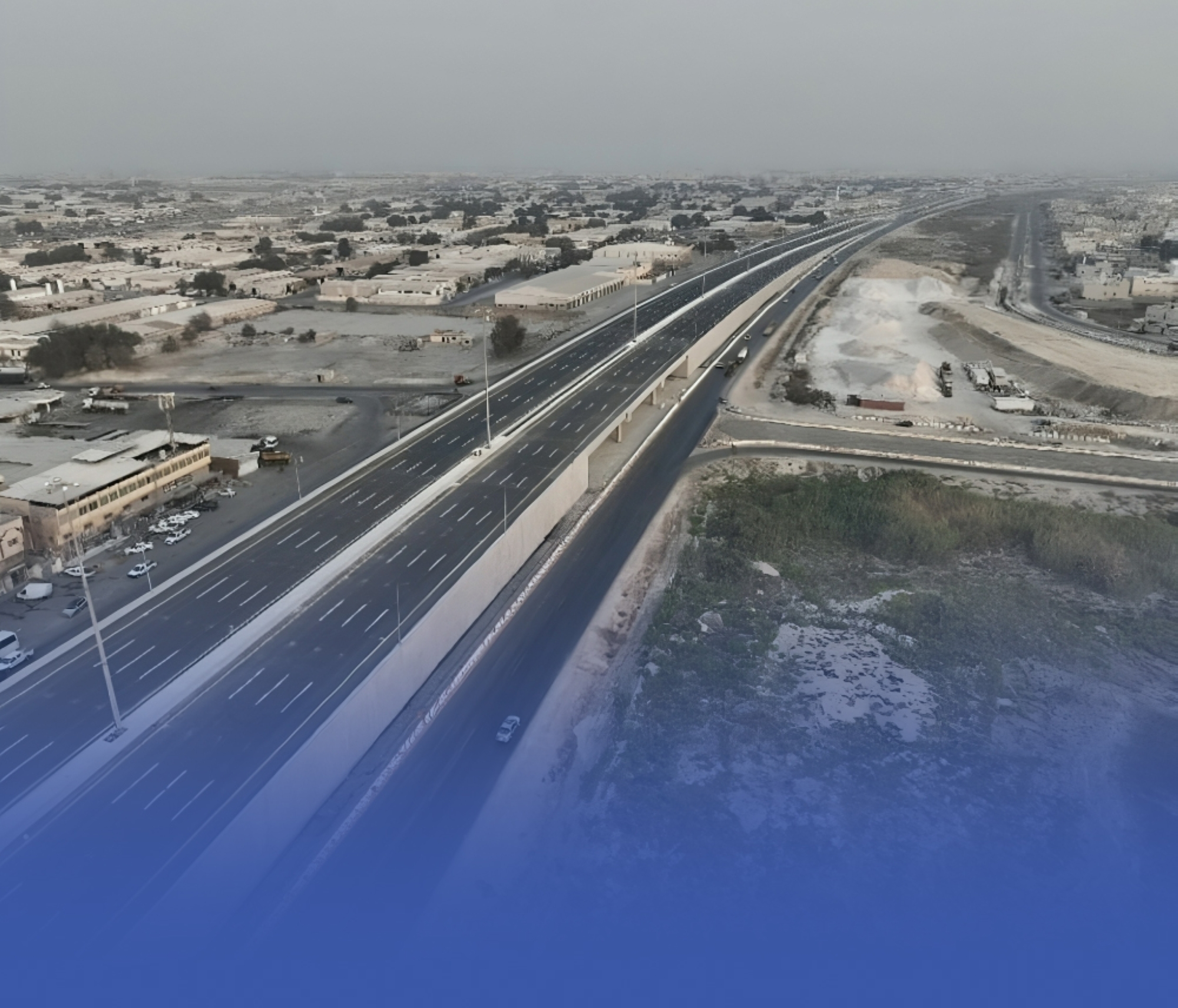 إغلاق جسر طريق أبو حدرية بالشرقية للصيانة