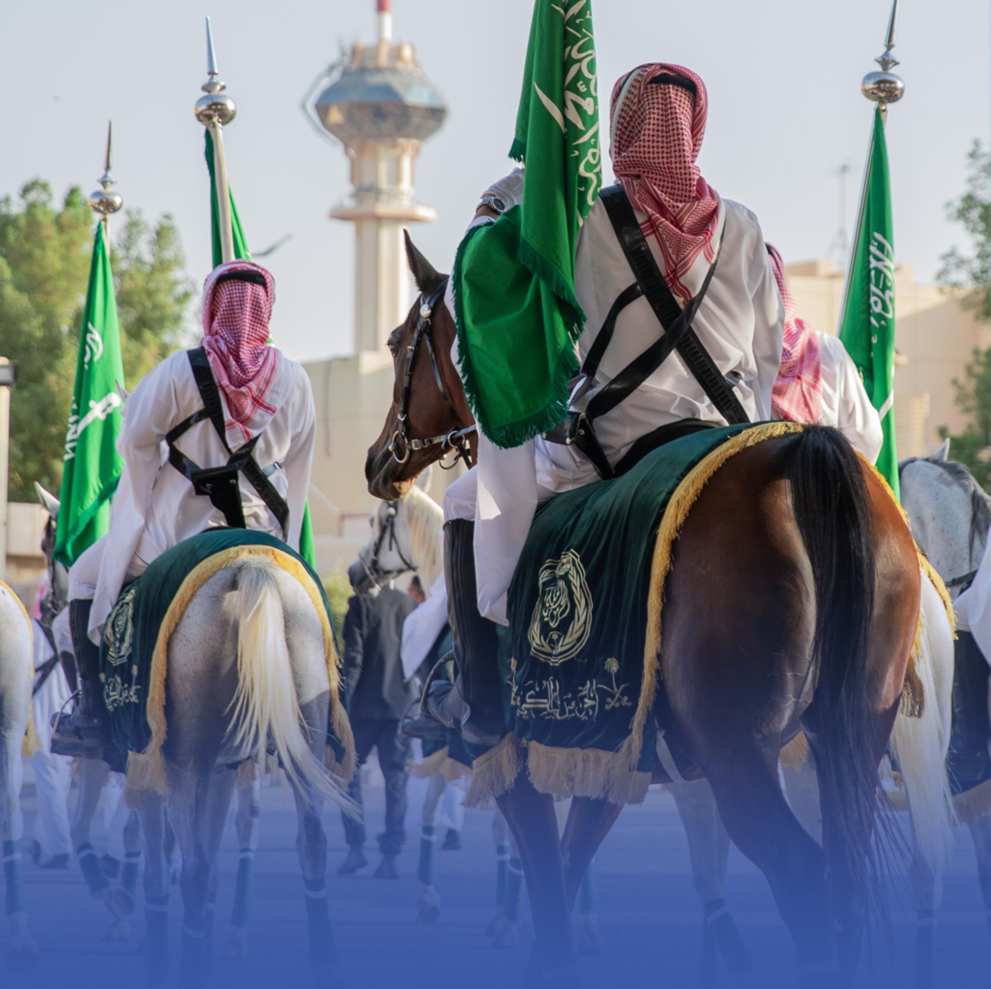 الحرس الملكي.. مسيرة في يوم الوطن