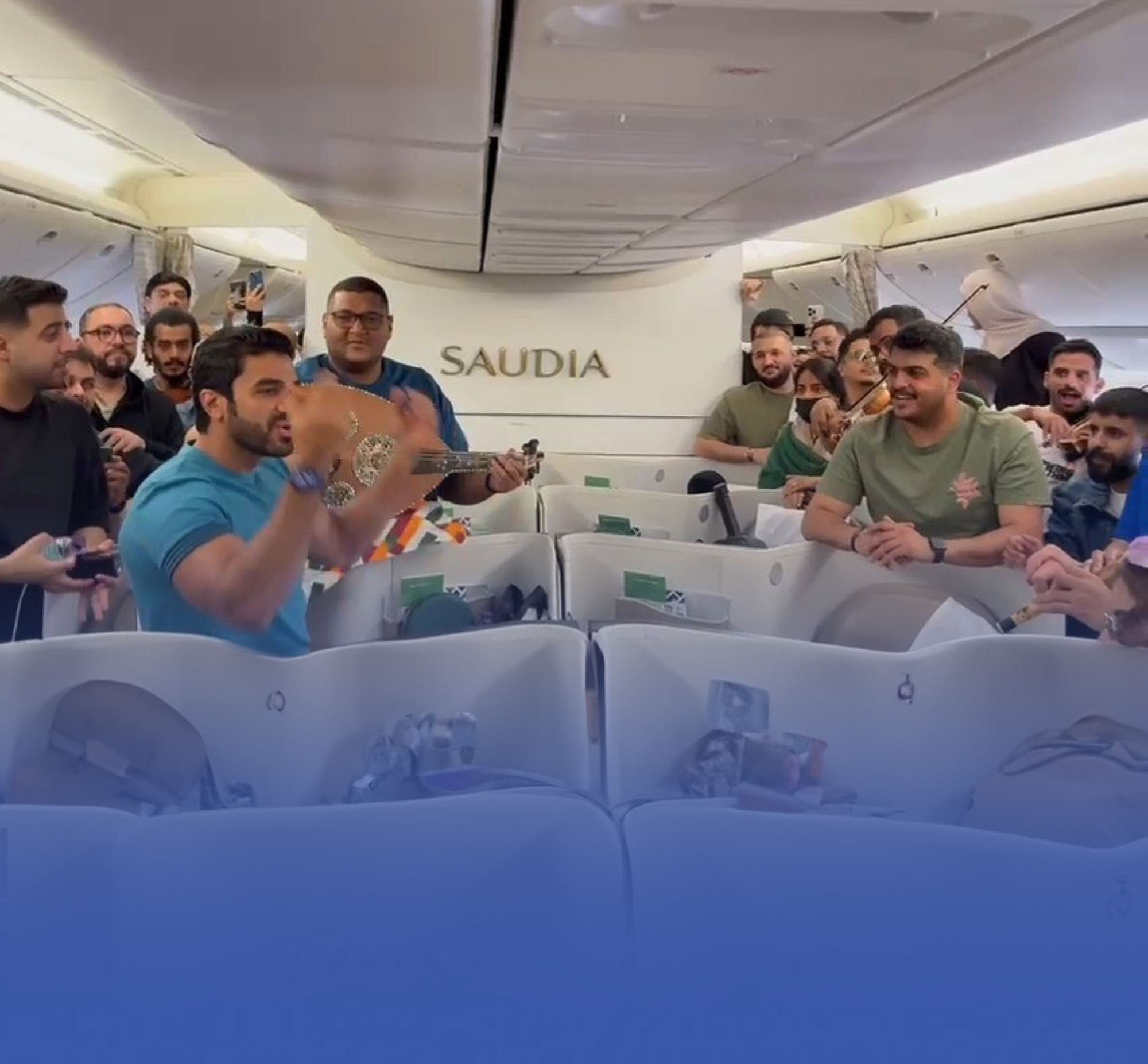 الأوركسترا الوطنية تعزف فوق هام السحب على متن السعودية