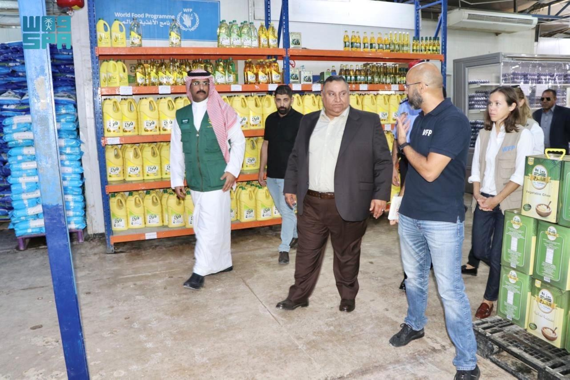 دعم غذائي سعودي للاجئين السوريين بالأردن