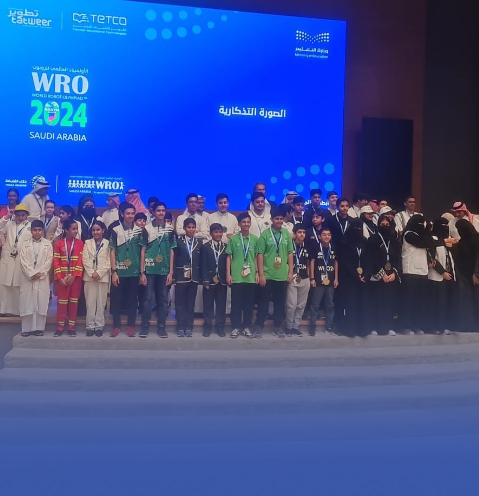 6 مراكز أولى للسعودية بمسابقة WRO 2025