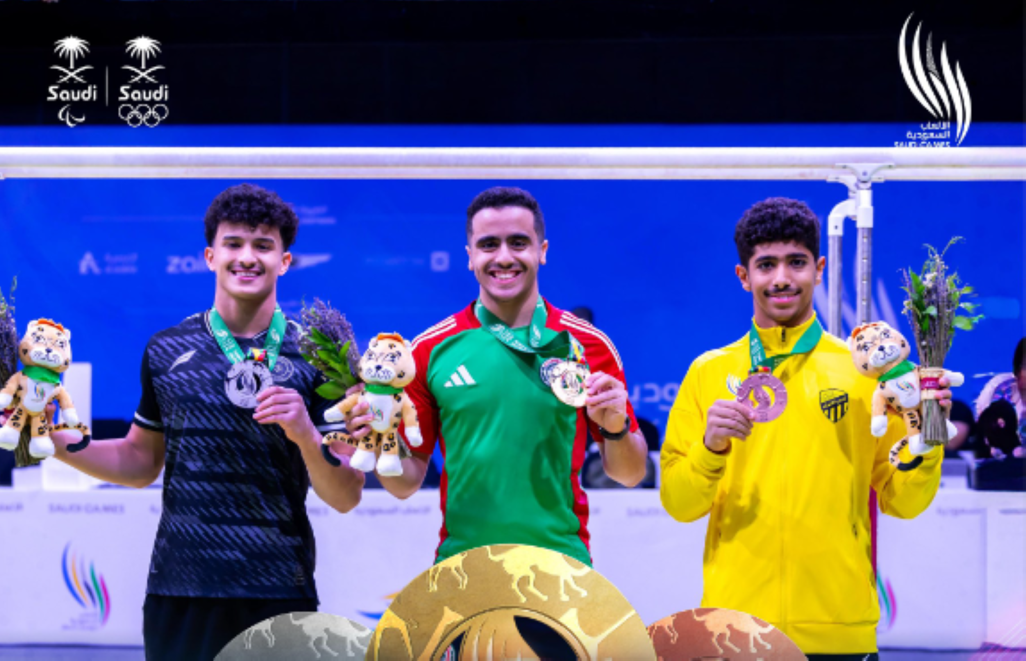 "المزين" يخطف ذهبية الجمباز للشباب