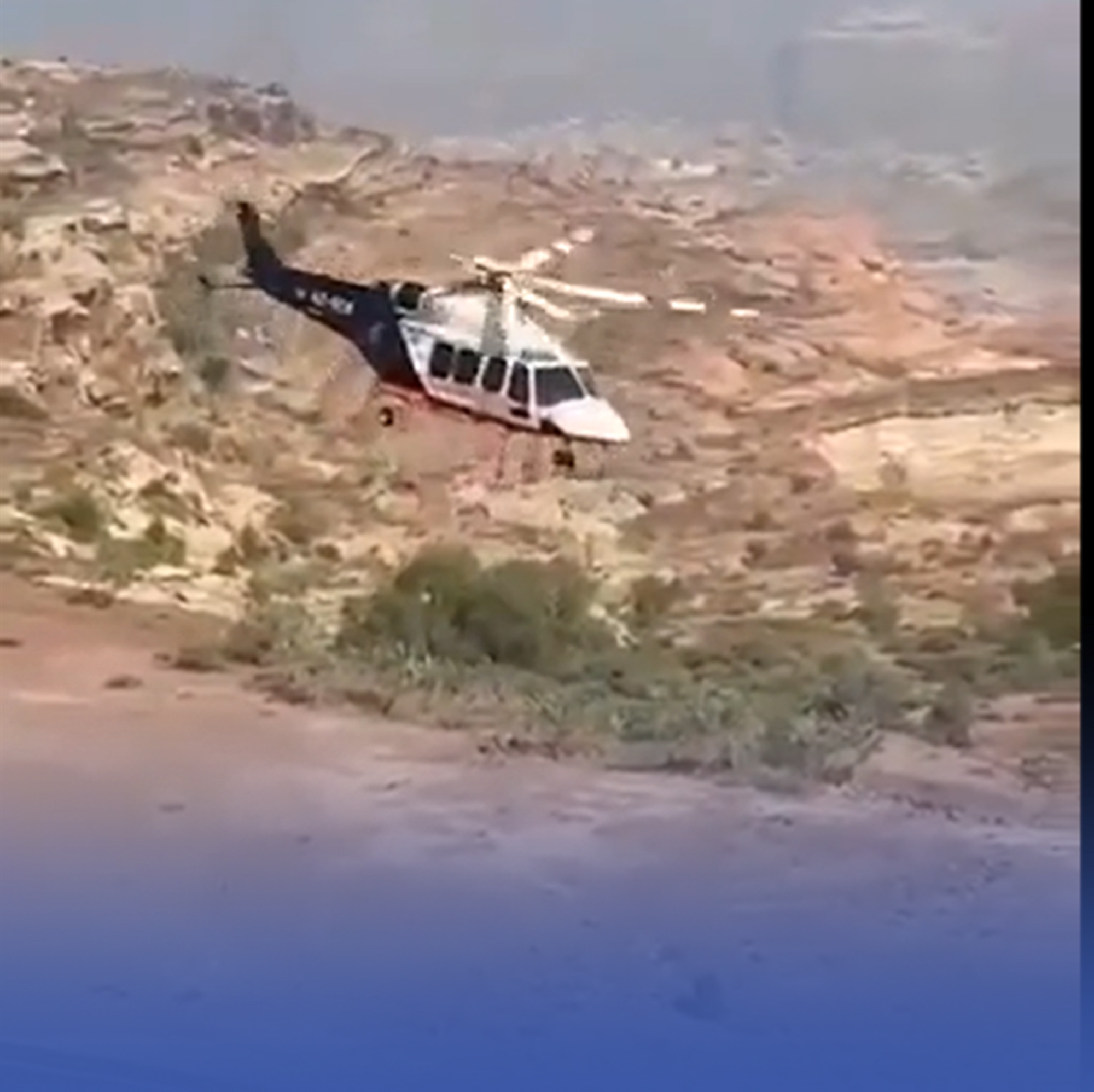 إسعاف جويّ لمصاب بحادث في جازان