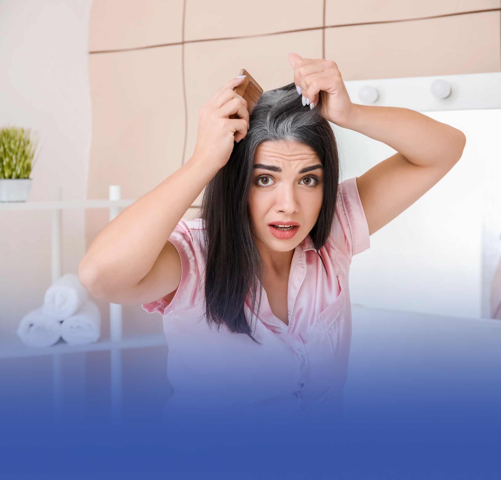 التوتر مسؤول عن الشيب المبكر
